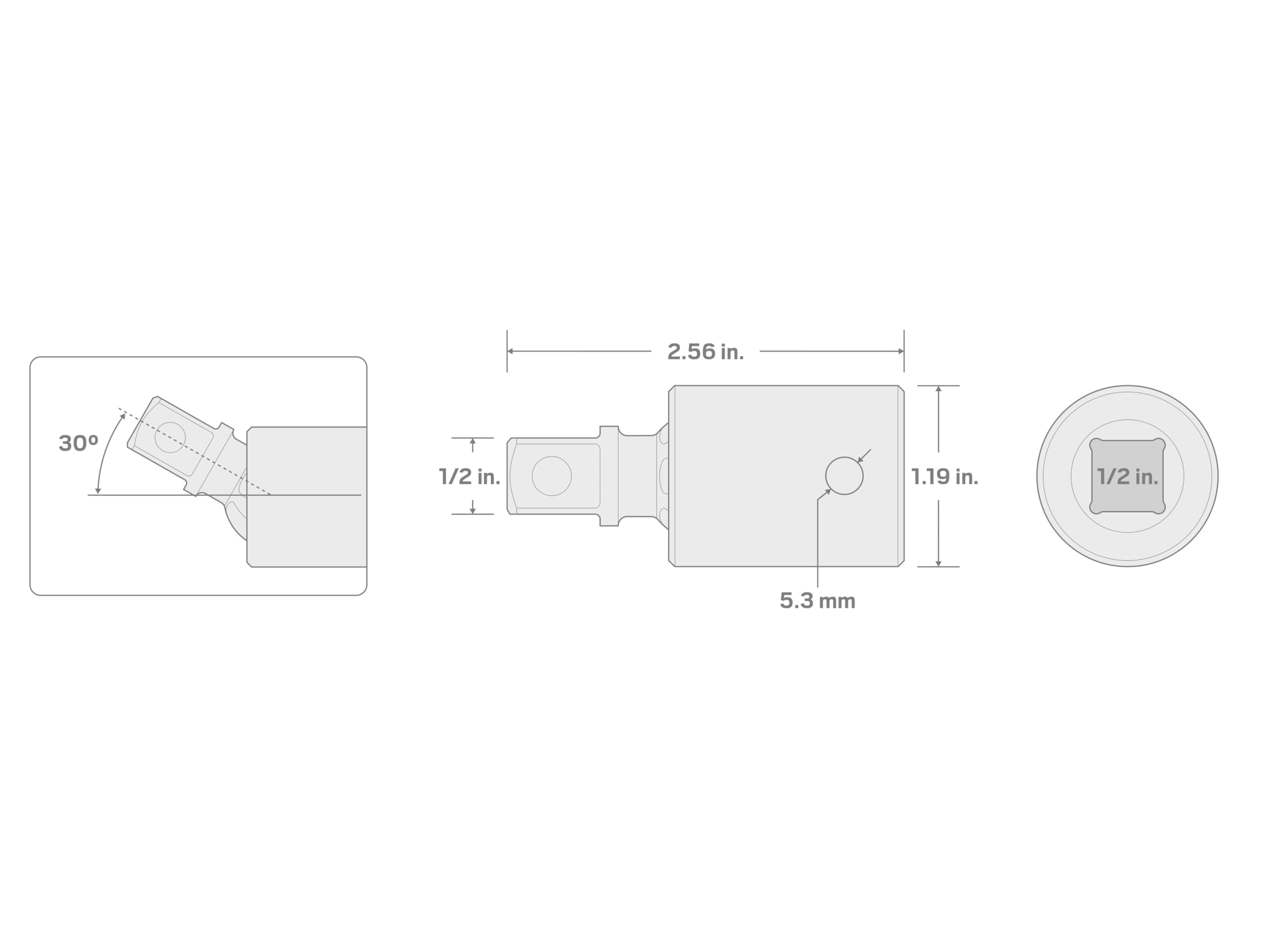 tekton-sia22102-1-2-inch-drive-impact-universal-joint-pinless-30-degree-swivel-8 image 4