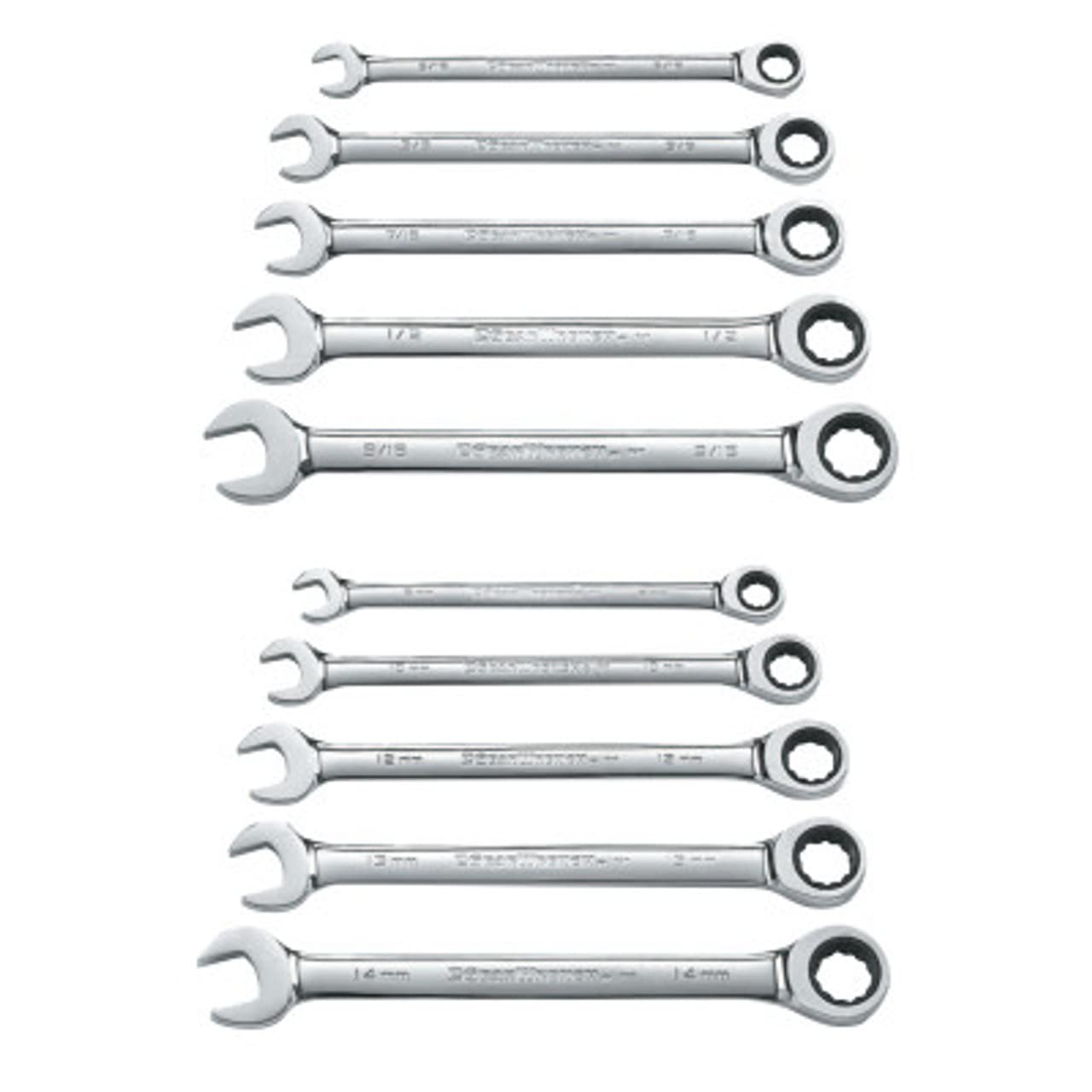 gearwrench-9412-12-piece-12-point-ratcheting-metric-combination-wrench-set image 7