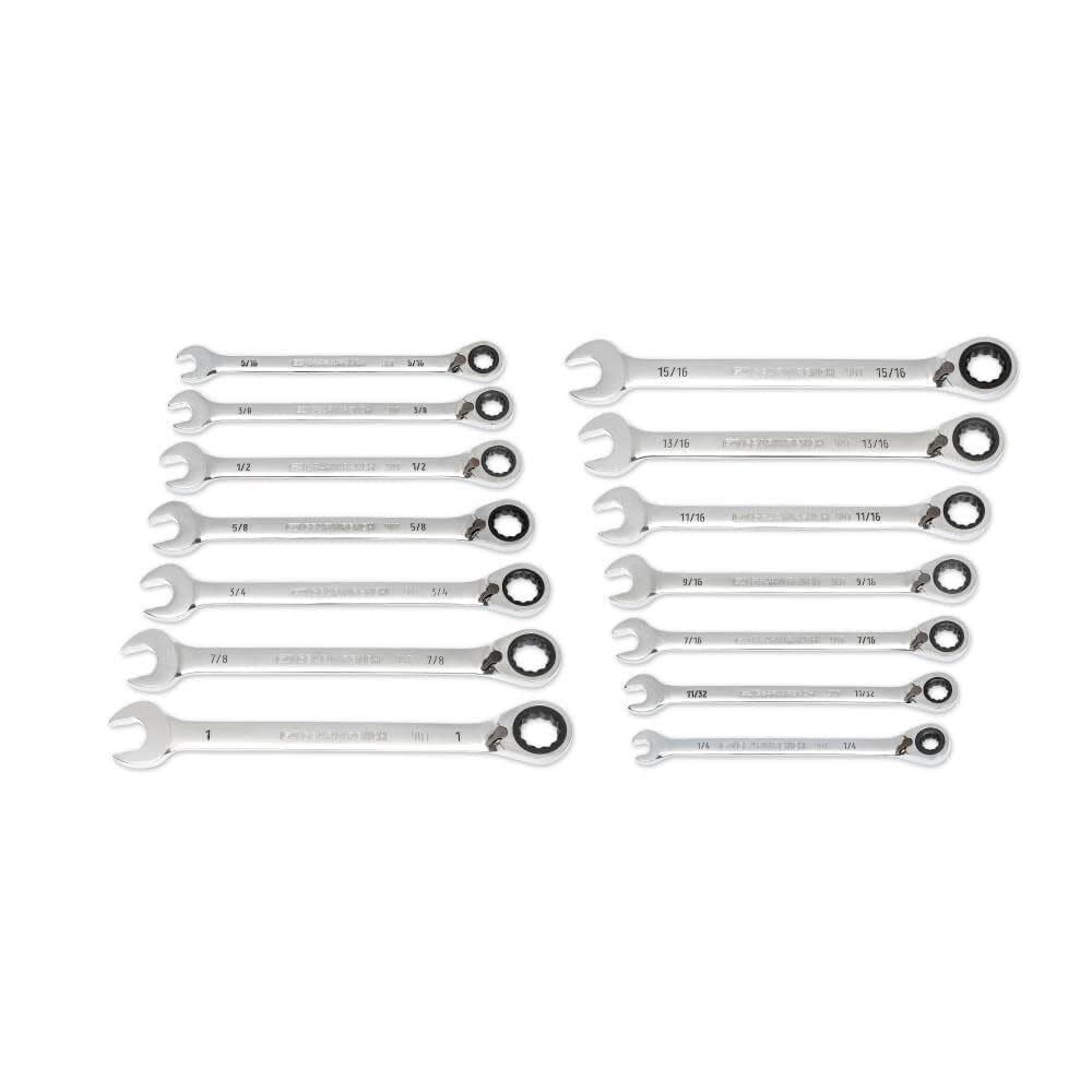 gearwrench-86658-10-piece-90-tooth-12-point-sae-reversible-ratcheting-wrench-set image 5