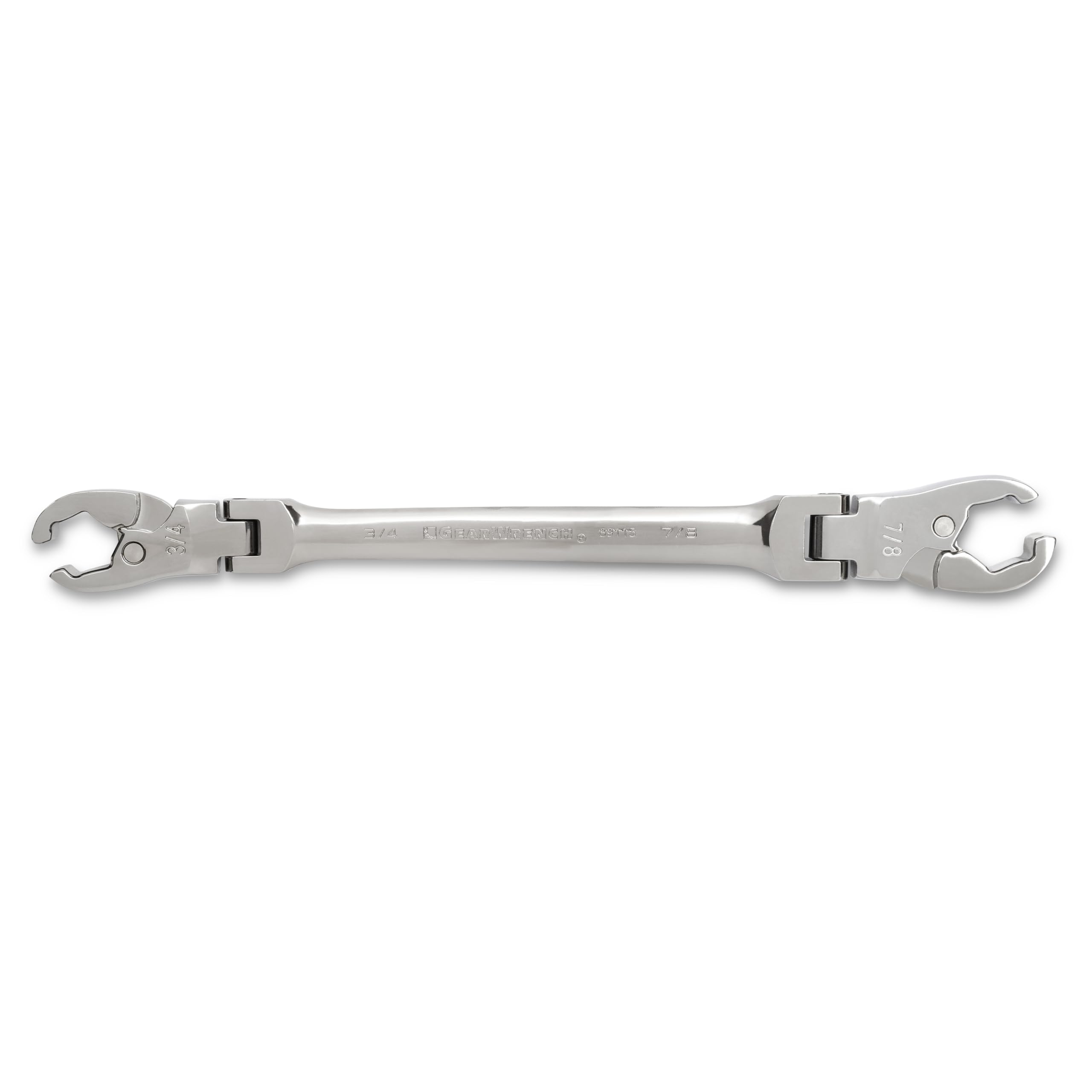 gearwrench-89100-5-pc-ratcheting-flex-head-flare-nut-wrench-set-sae image 3