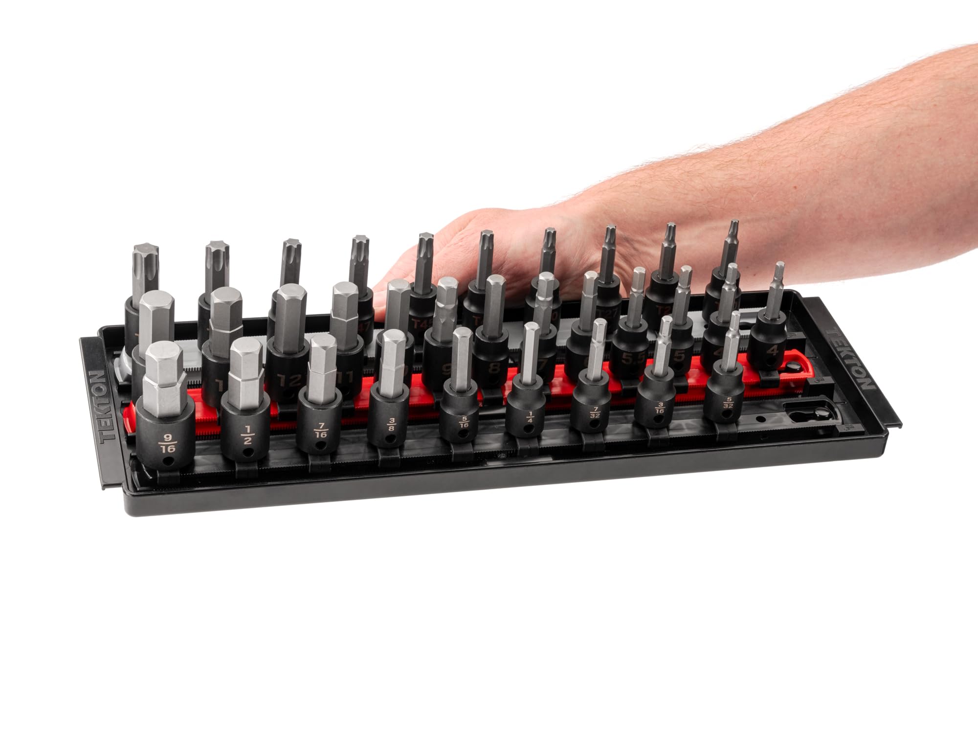 tekton-sib91202-3-8-inch-drive-impact-bit-socket-set-32-piece-sae-metric-hex-and image 3