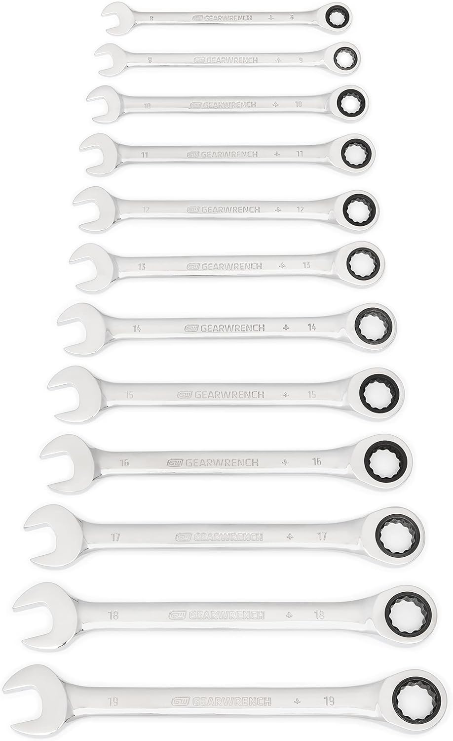 gearwrench-9412-12-piece-12-point-ratcheting-metric-combination-wrench-set image 2