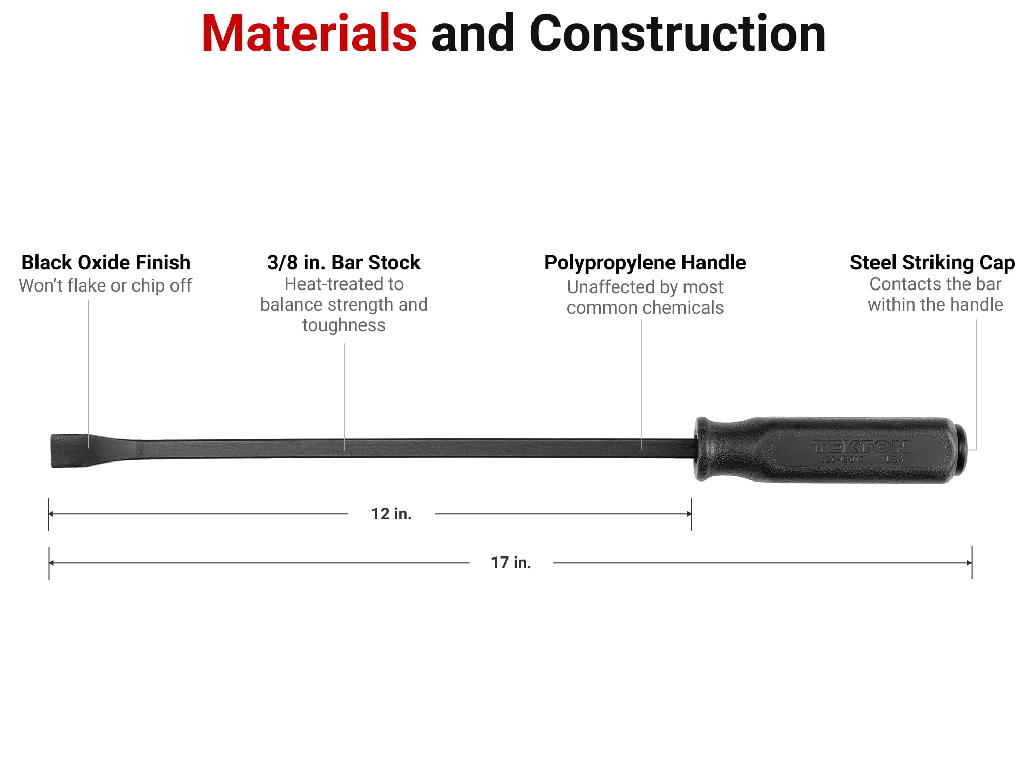 tekton-lsq42017-17-inch-angled-end-handled-pry-bar-3-8-in-square-bar-stock-made- image 2