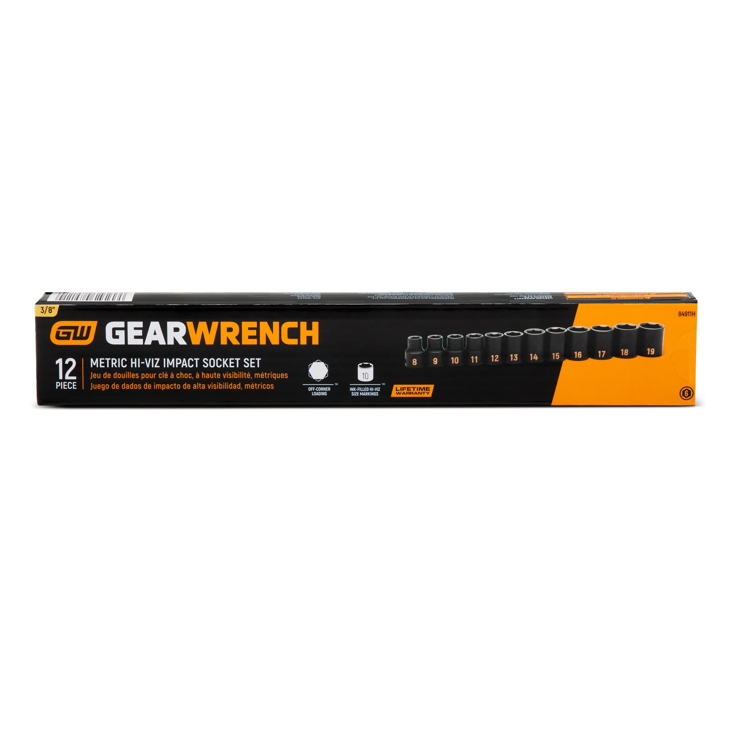 gearwrench-84911h-12-piece-3-8-drive-6-point-metric-hi-viz-impact-socket-set image 4