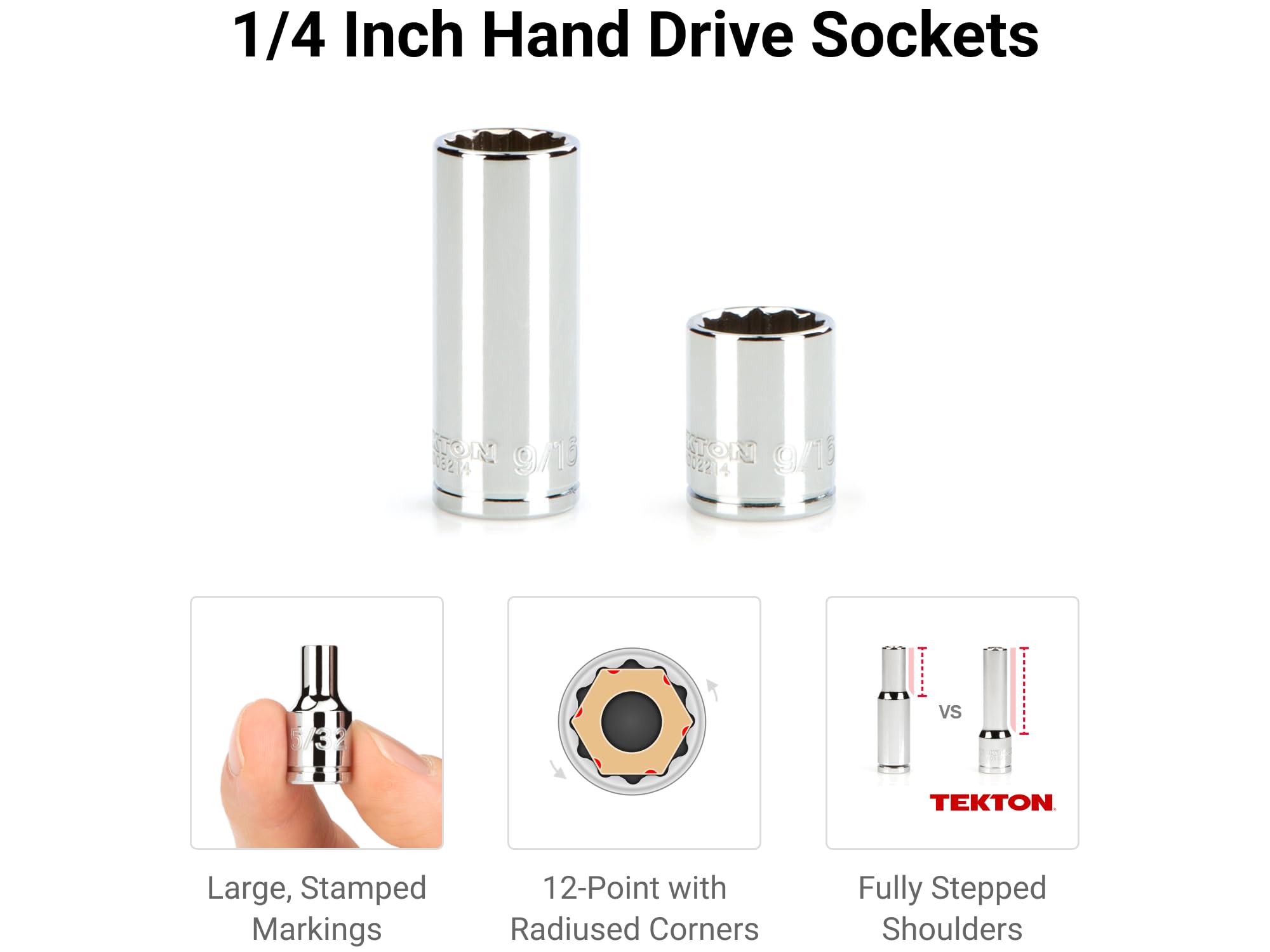 tekton-skt03102-1-4-inch-drive-12-point-socket-and-ratchet-set-29-piece image 3