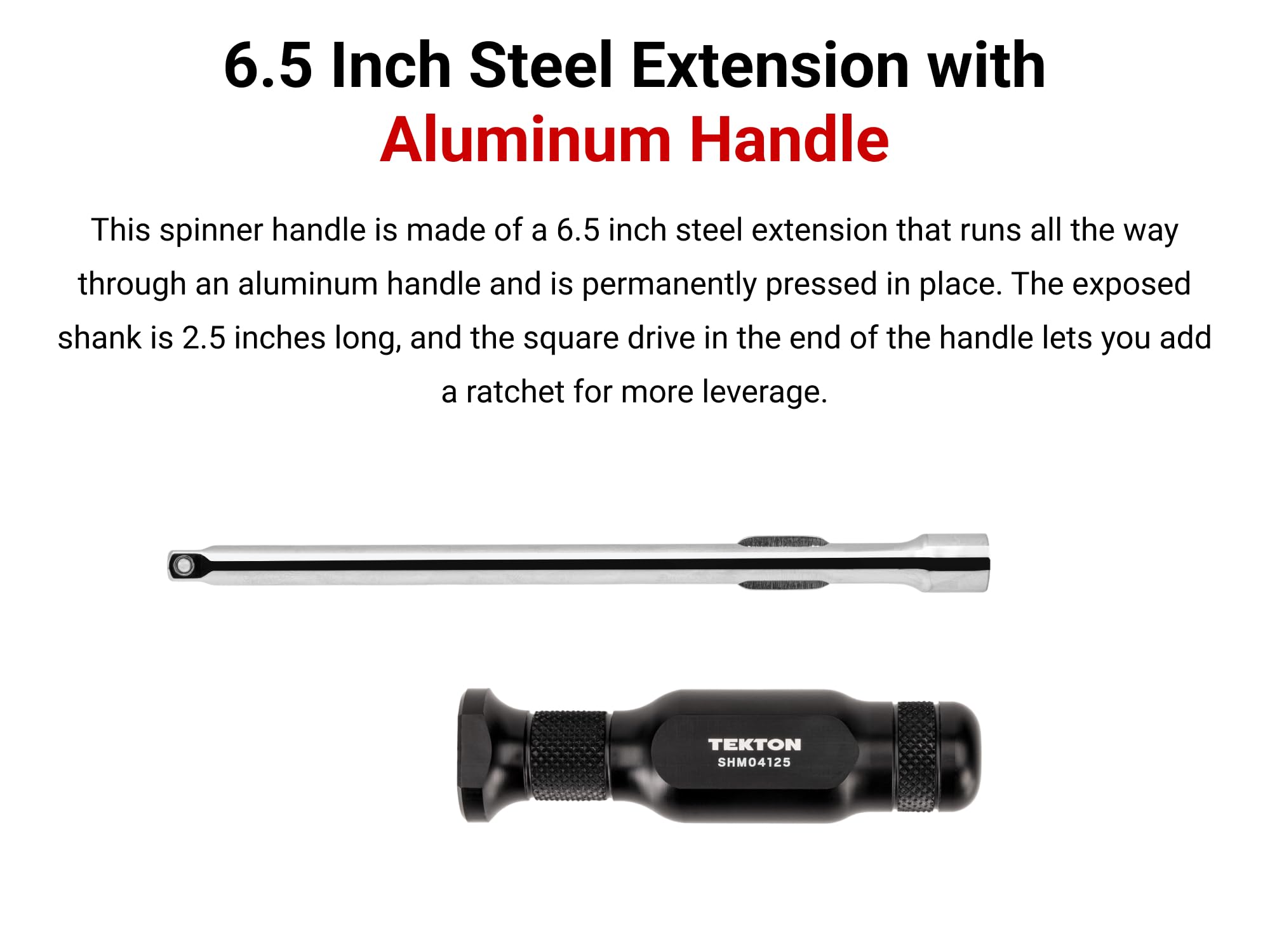 tekton-shm04125-1-4-inch-drive-x-6-5-inch-aluminum-spinner-handle-with-through-s image 3