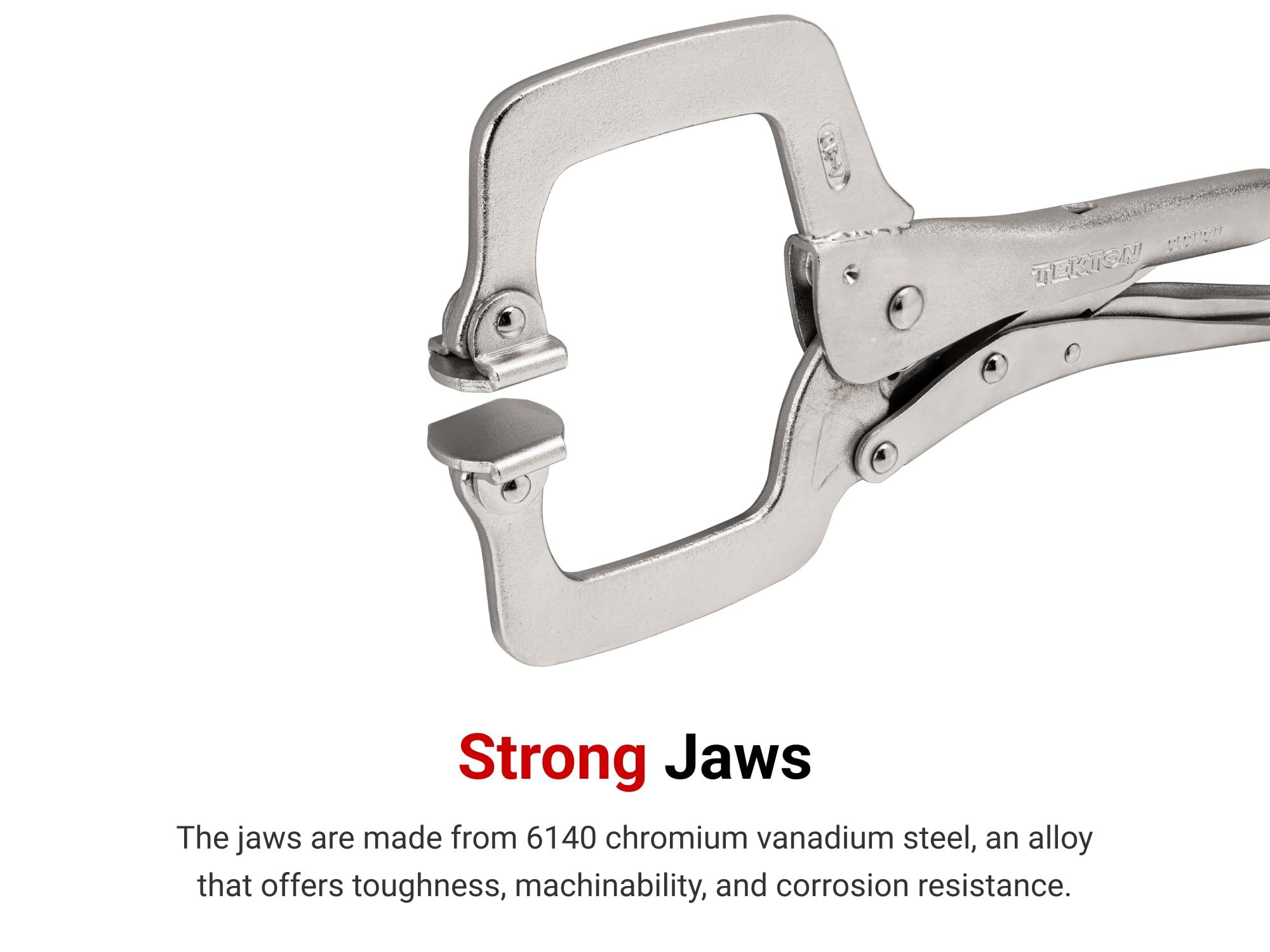 tekton-clc11006-6-inch-swivel-pad-locking-c-clamp-4130-cr-mo-steel-pull-to-relea image 2