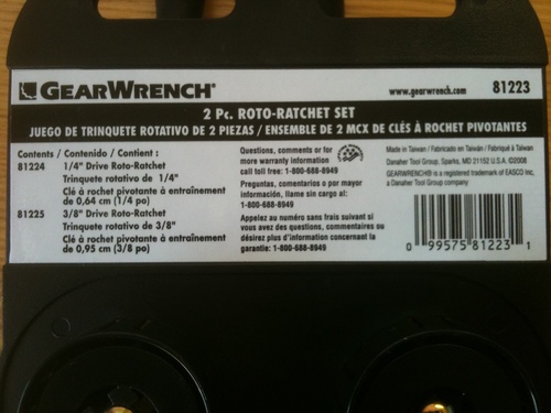 Solid speed tools, not heavy-duty ratchets