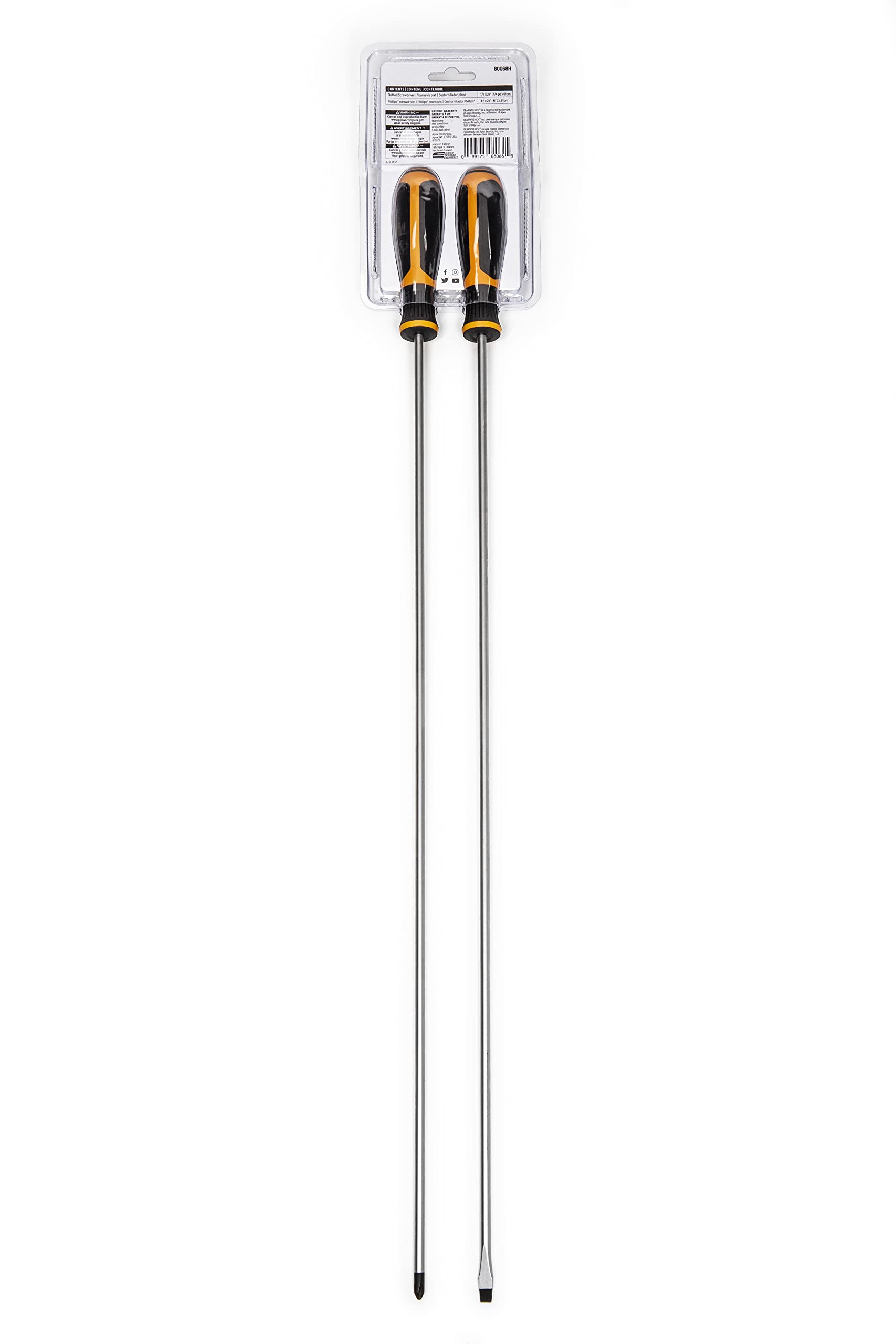 gearwrench-80068h-2-piece-phillips-slotted-extra-long-dual-material-screwdriver- image 3