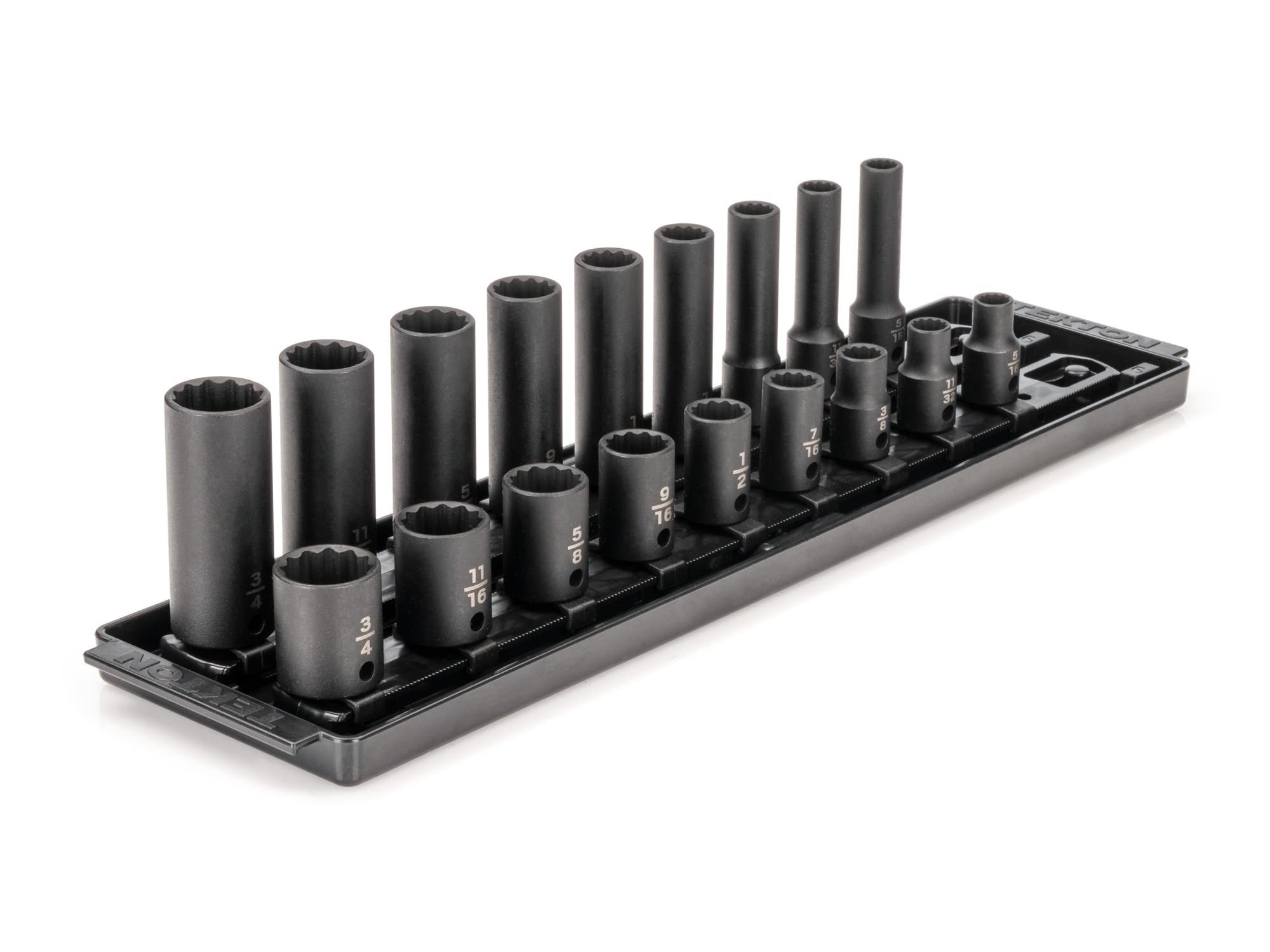 tekton-sid91212-3-8-inch-drive-impact-socket-set-18-piece-sae-shallow-deep-12-po image 1