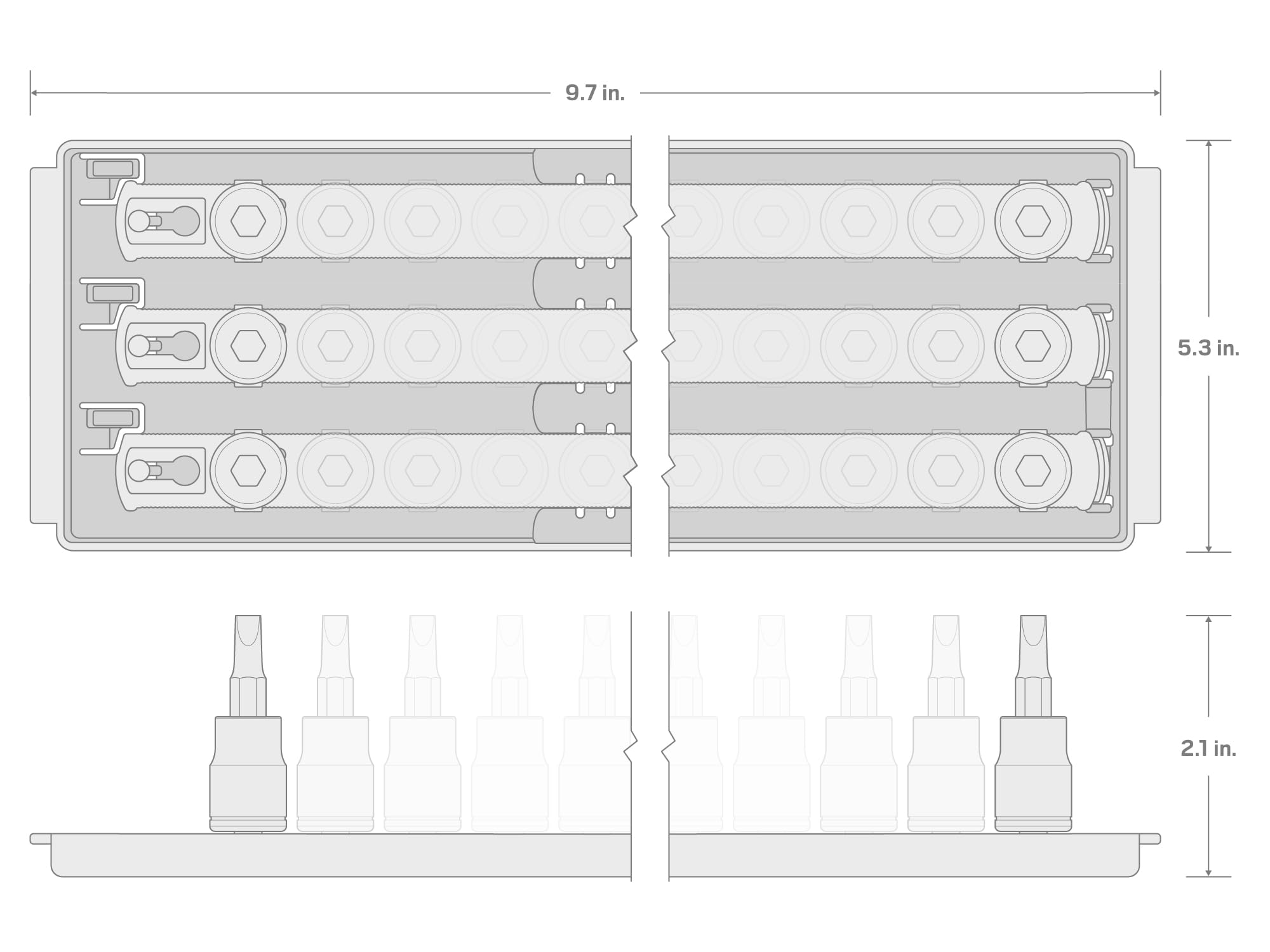 tekton-shb90204-hex-and-torx-bit-socket-set-31-piece-1-4-in-drive-s2-steel-bits- image 4