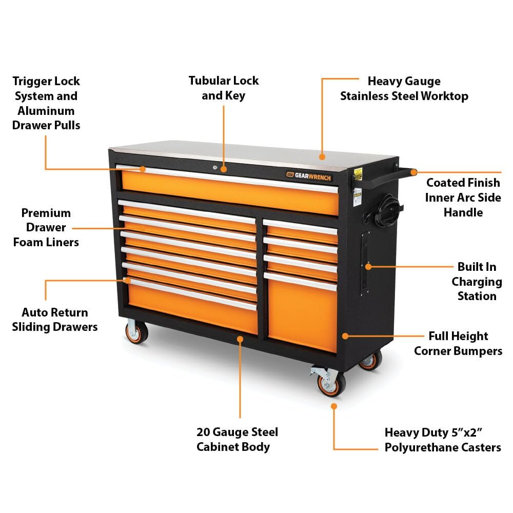 gearwrench-gsx-83247-52-in-x-18-in-11-drawer-rolling-tool-cabinet-with-stainless image 2