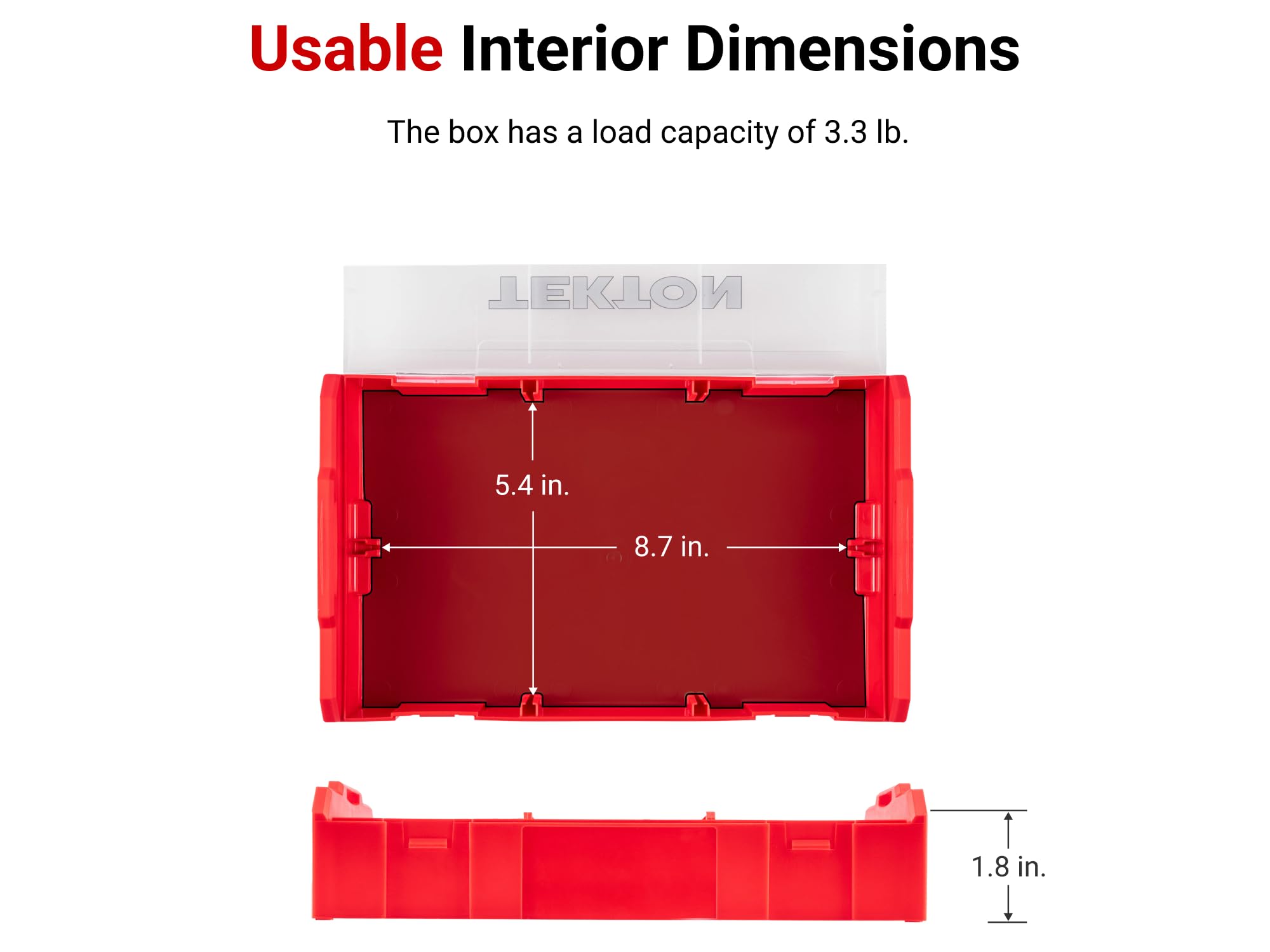 tekton-olm21210-red-mini-stacking-tool-box-with-dividers-l-boxx-mini-configurabl image 5
