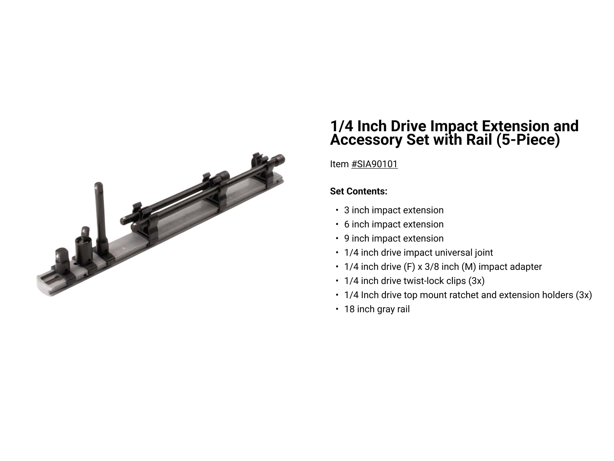 tekton-sia99201-impact-extension-and-accessory-set-17-piece-1-4-3-8-1-2-in-drive image 2
