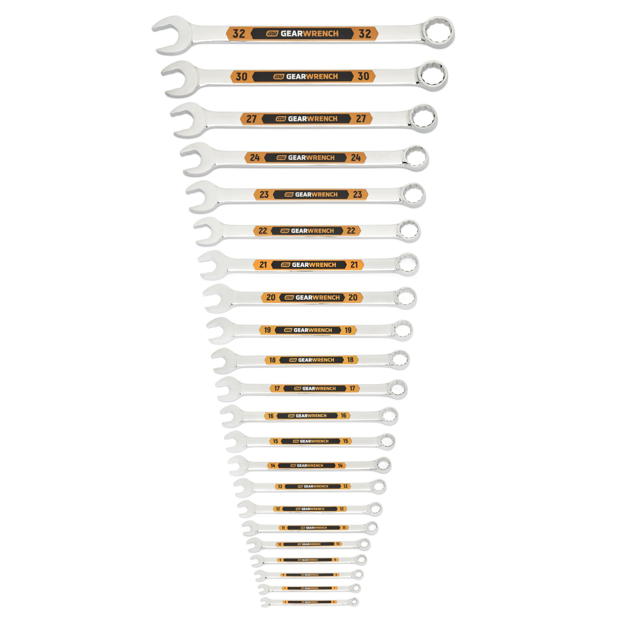 gearwrench-81901h-15-piece-sae-hi-viz-long-pattern-combination-wrench-set image 7