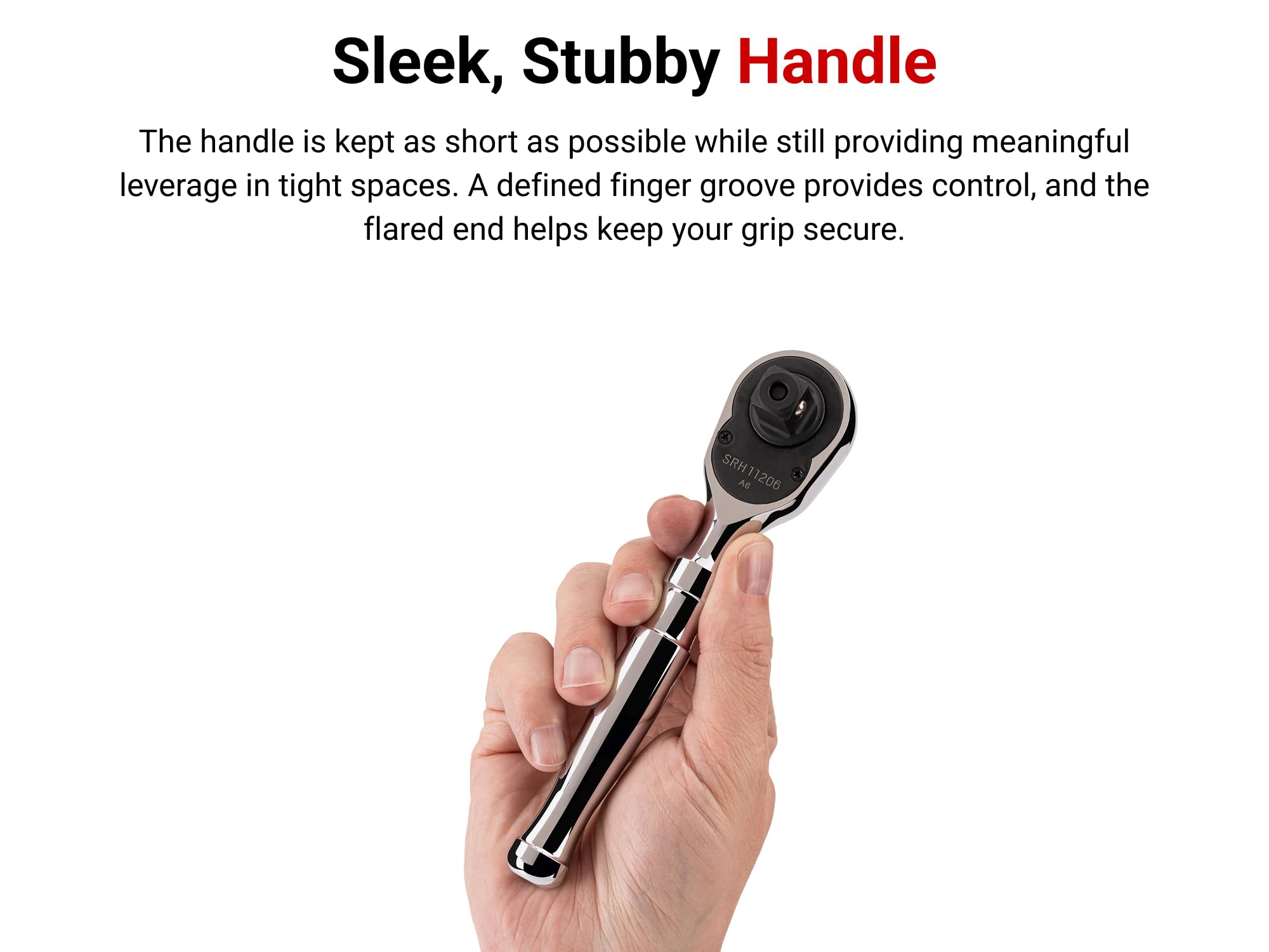 tekton-srh01206-1-2-inch-drive-x-6-inch-non-quick-release-stubby-ratchet-90-toot image 4