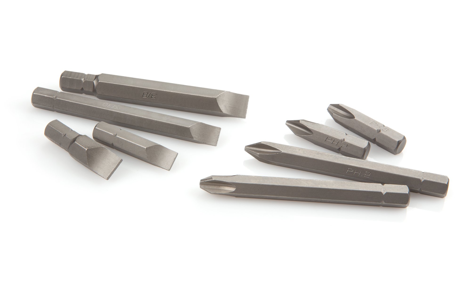 tekton-2915-phillips-slotted-impact-screwdriver-bit-set-8-piece-hardened-chrome- image 2