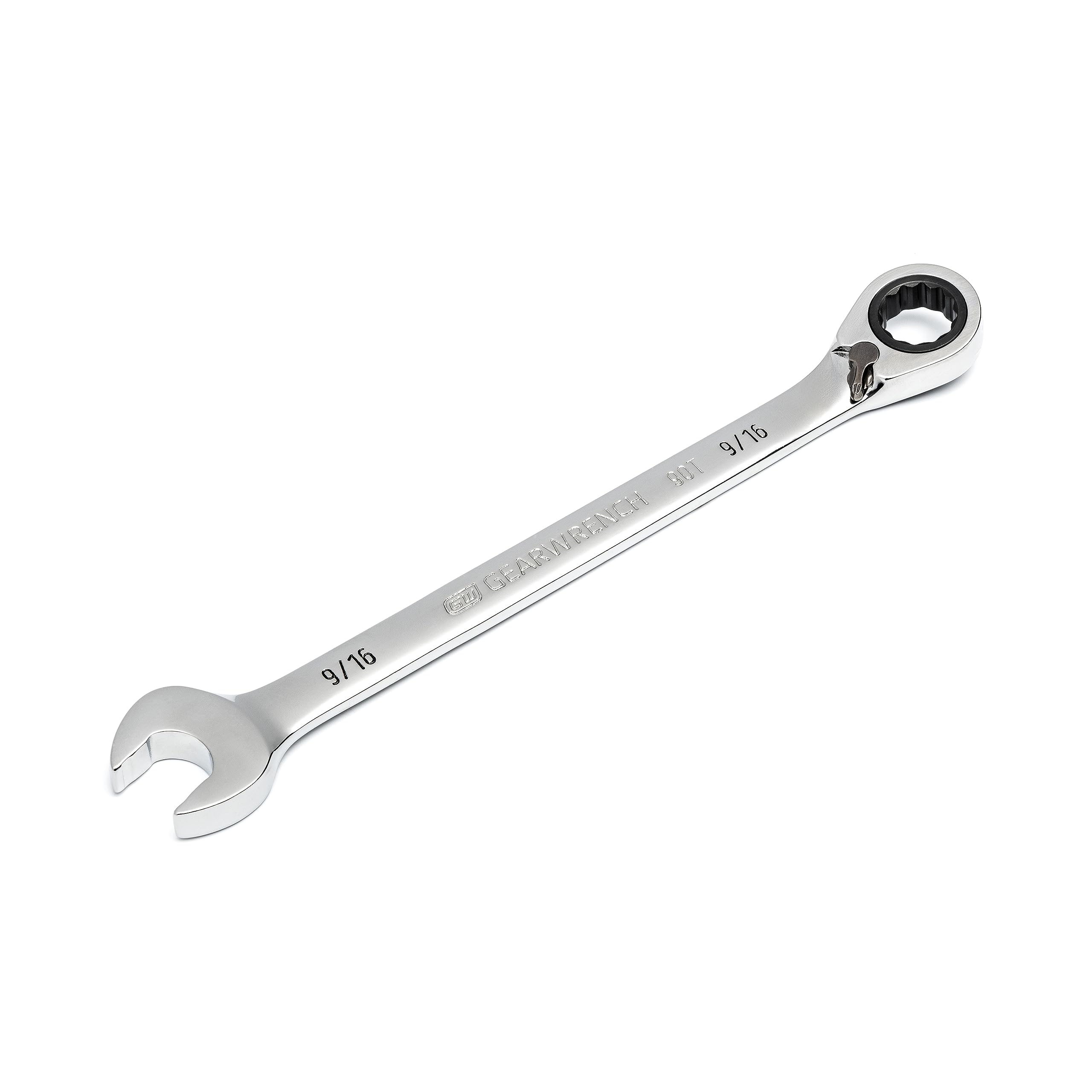 gearwrench-86646-9-16-90t-reversible-ratcheting-combination-wrench-4-swing-arc-s image 2
