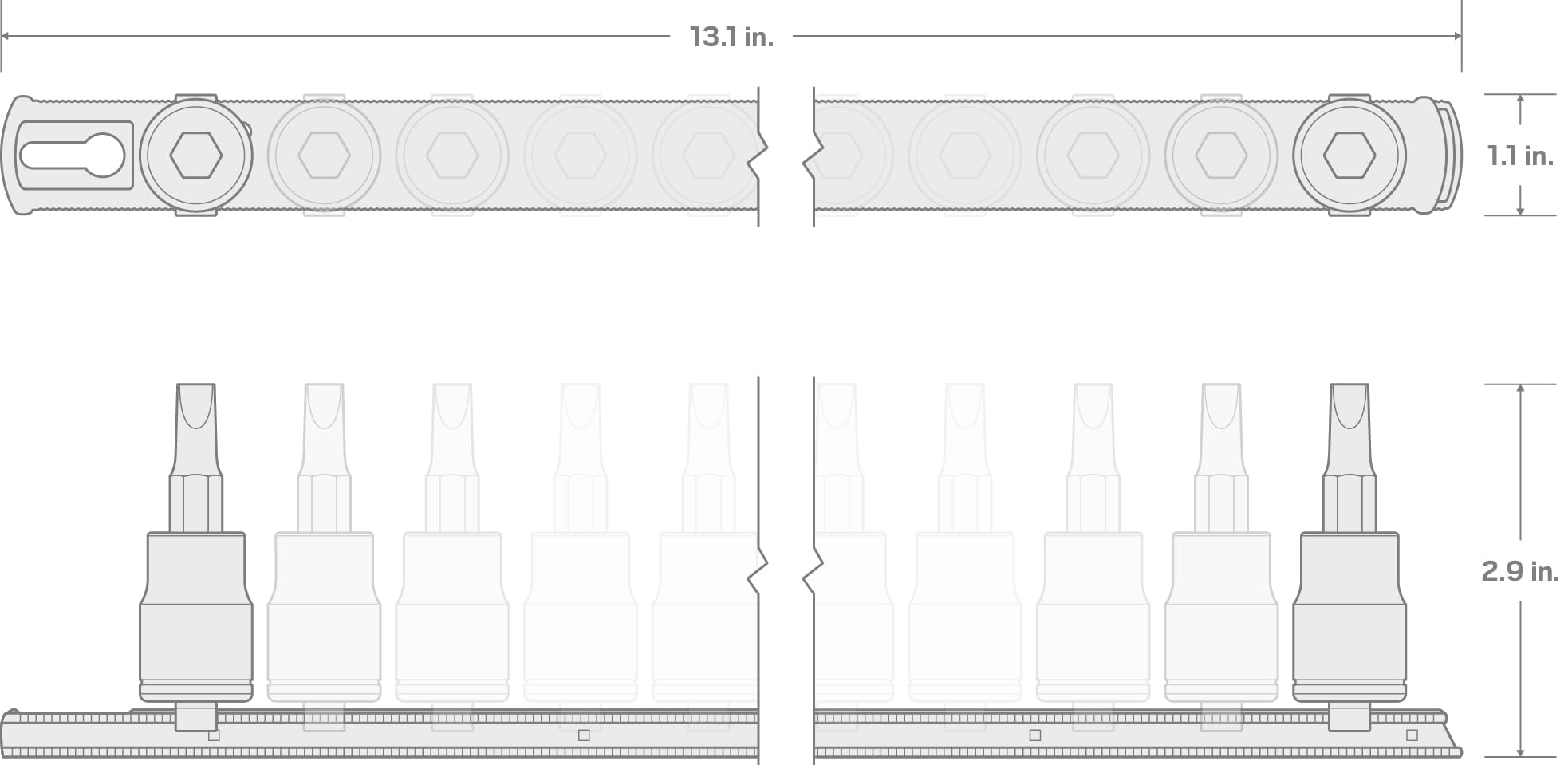 tekton-shb99100-triple-square-bit-socket-set-11-piece-tr-triple-square-xzn image 7