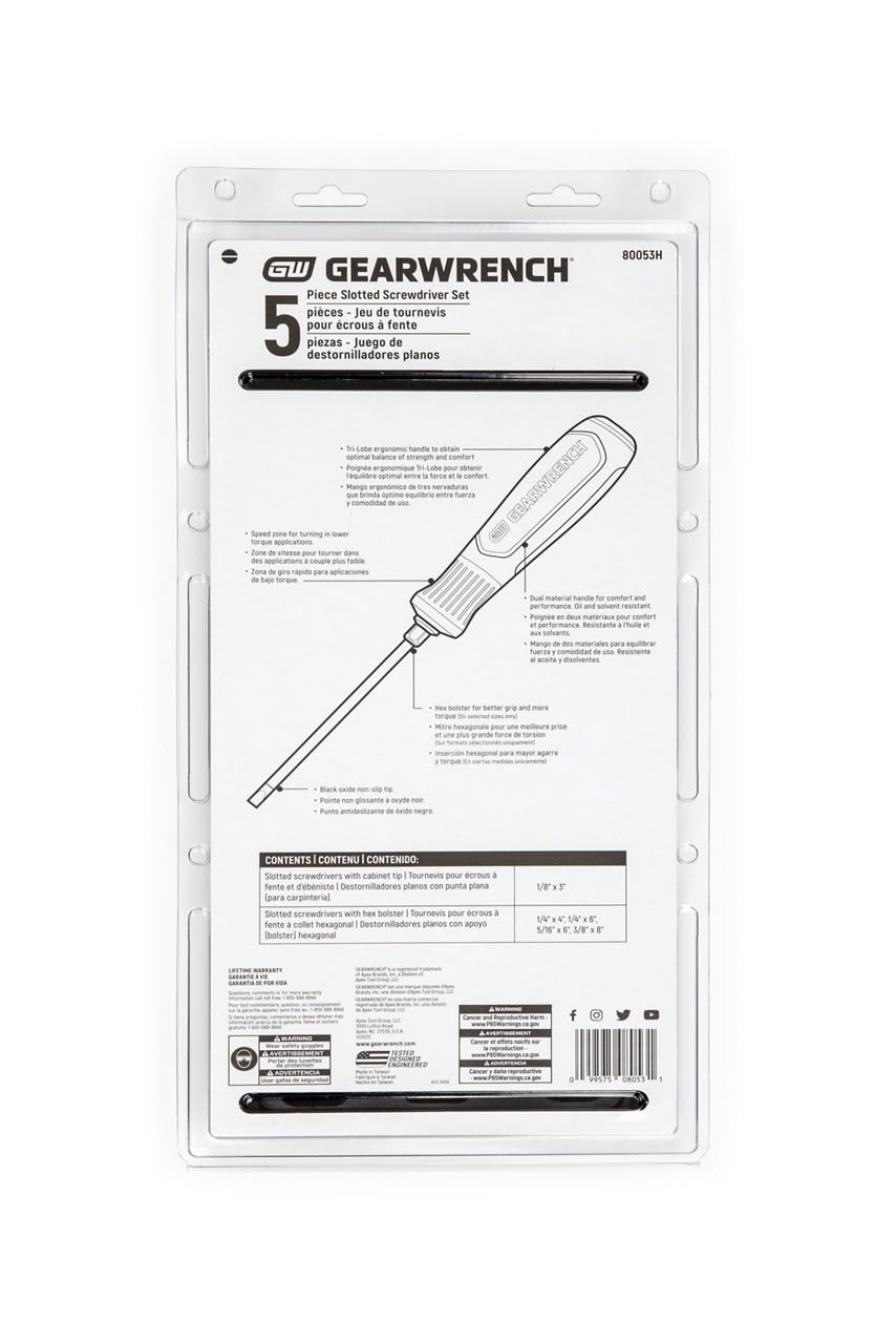 gearwrench-80053h-5-piece-slotted-dual-material-screwdriver-set-speed-zone-handl image 3