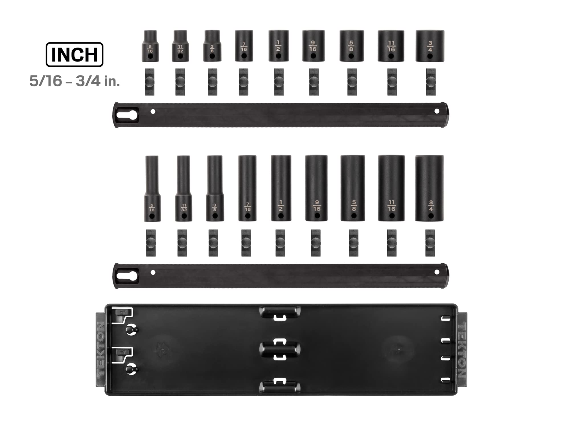 tekton-sid91212-3-8-inch-drive-impact-socket-set-18-piece-sae-shallow-deep-12-po image 2