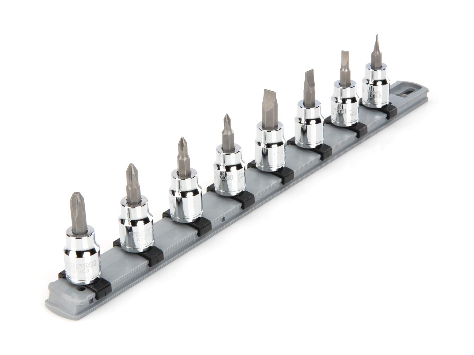 tekton-shb91105-3-8-inch-drive-phillips-slotted-bit-socket-set-8-piece-0-3-1-8-5 image 1