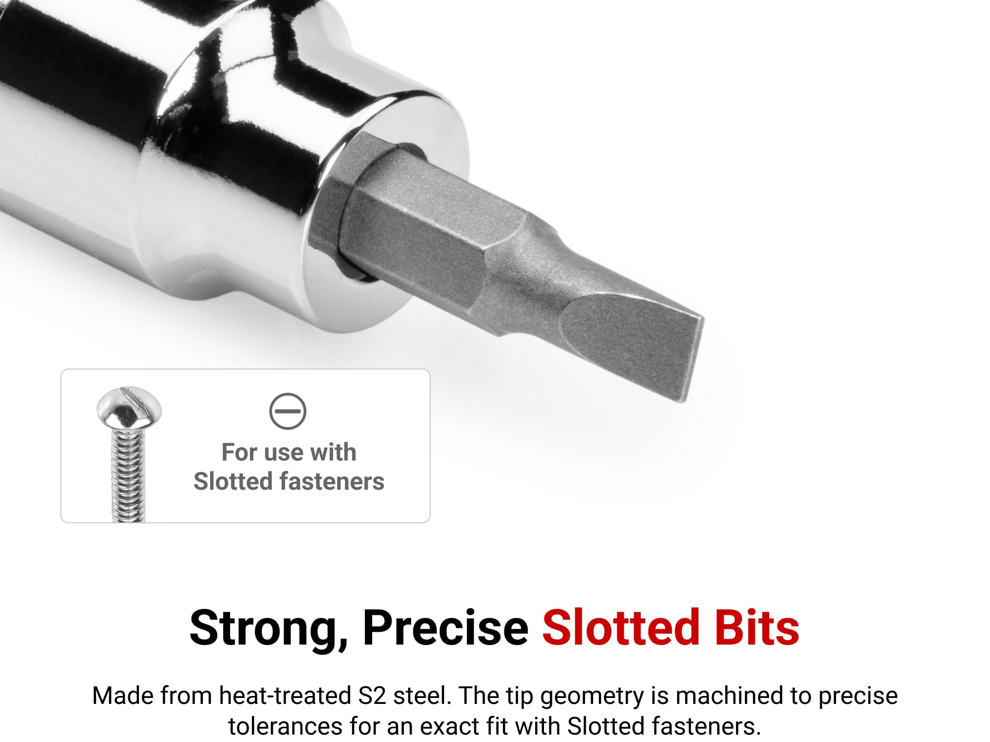 tekton-shb10202-3-8-inch-drive-x-1-4-inch-slotted-bit-socket-s2-steel-press-fit- image 2