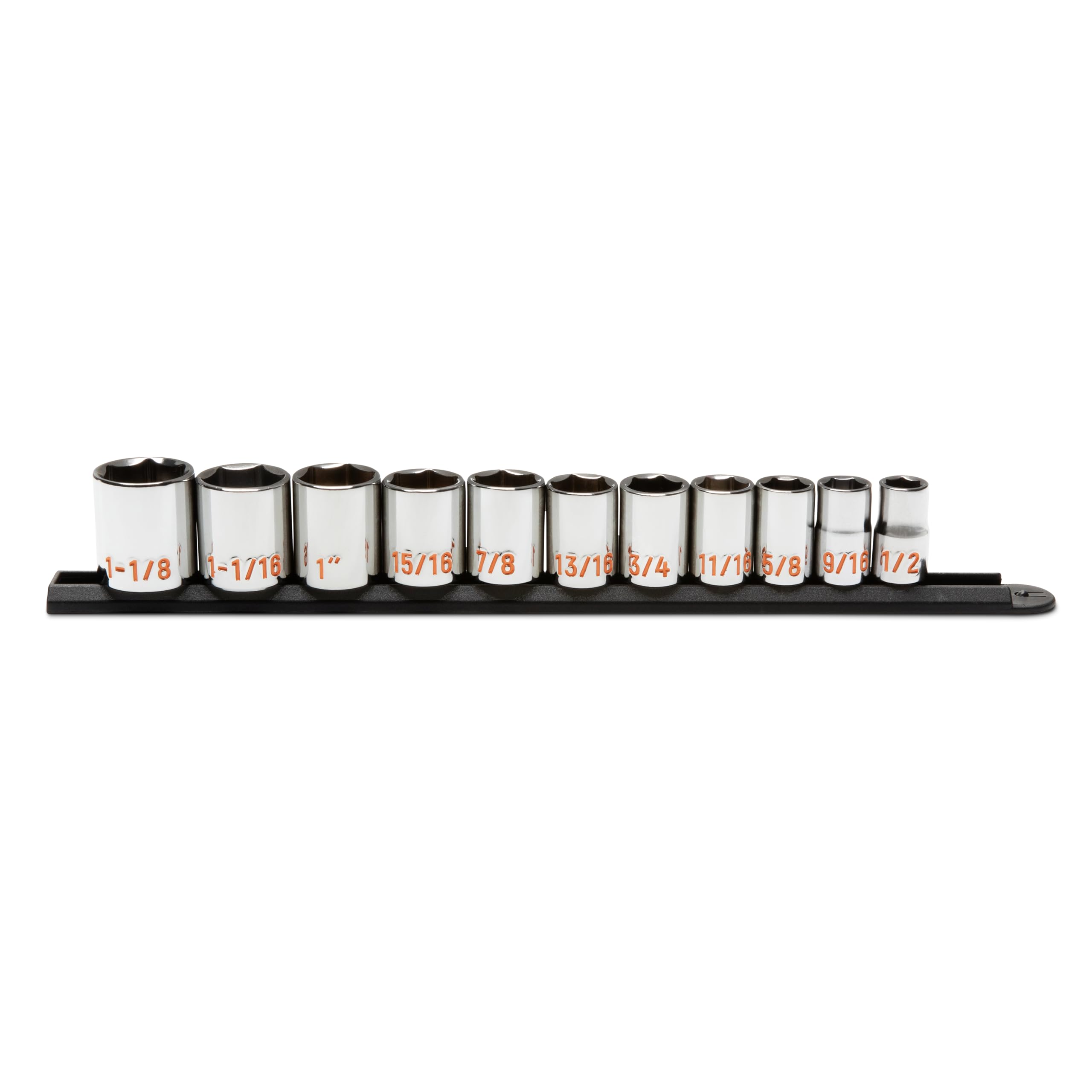 gearwrench-80703h-hiviz-11-piece-1-2-inch-drive-sae-socket-set-6-point-full-poli image 1