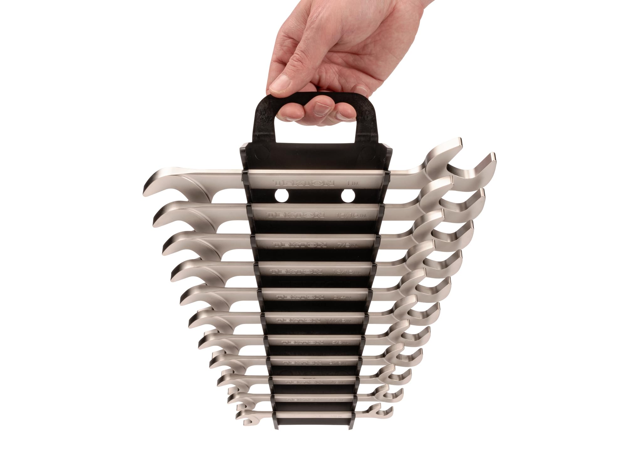 tekton-wae91204-angle-head-open-end-wrench-set-11-piece-3-8-1-in-with-black-stor image 6