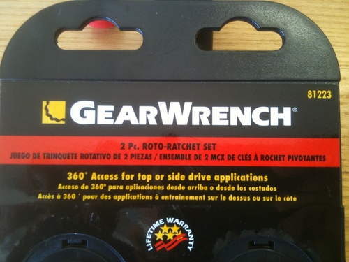 Great for motorcycle maintenance