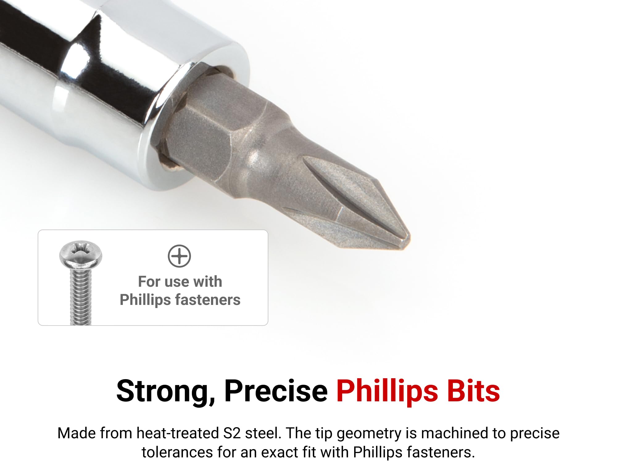 tekton-shb90104-phillips-slotted-bit-socket-set-8-piece-1-4-drive image 2