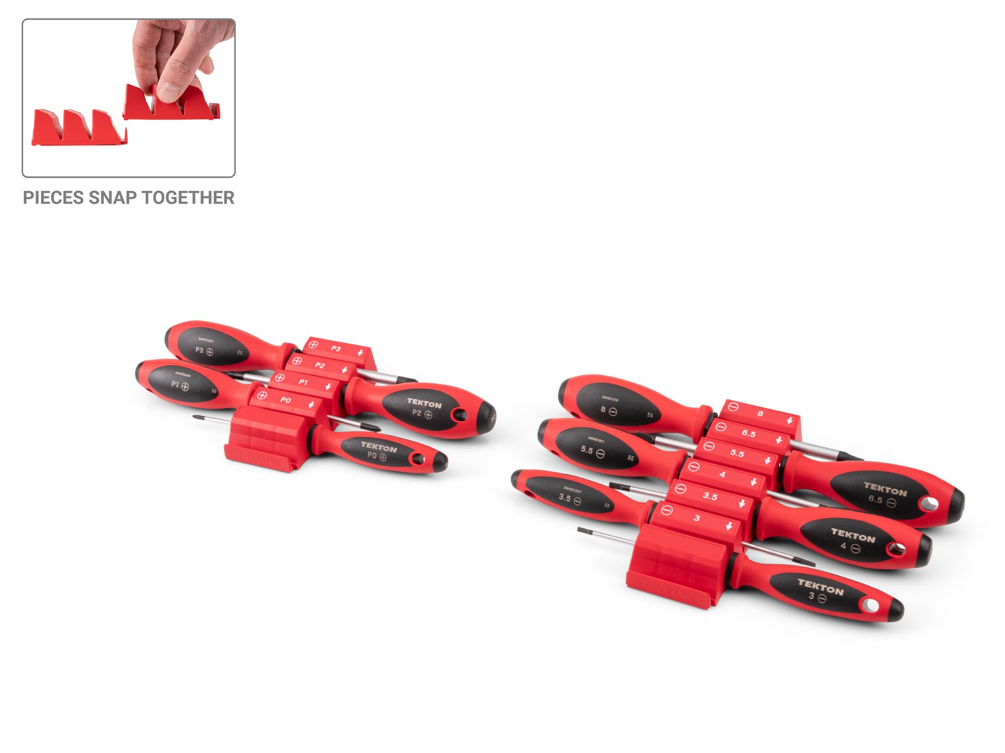 tekton-dwz90116-phillips-and-slotted-screwdriver-set-10-piece-4-inch-shank-drive image 3
