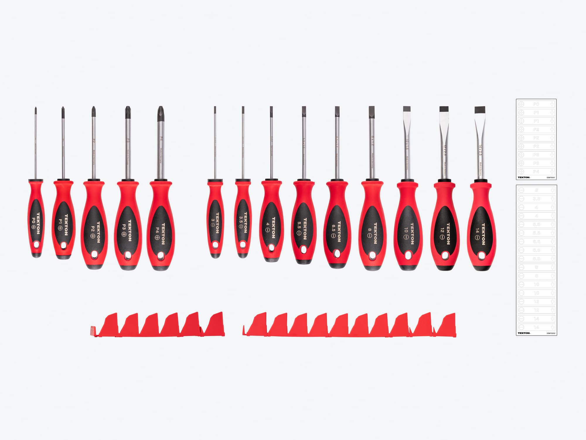 tekton-dwz90117-phillips-and-slotted-screwdriver-set-14-piece-4-inch-shank-0-4-p image 2