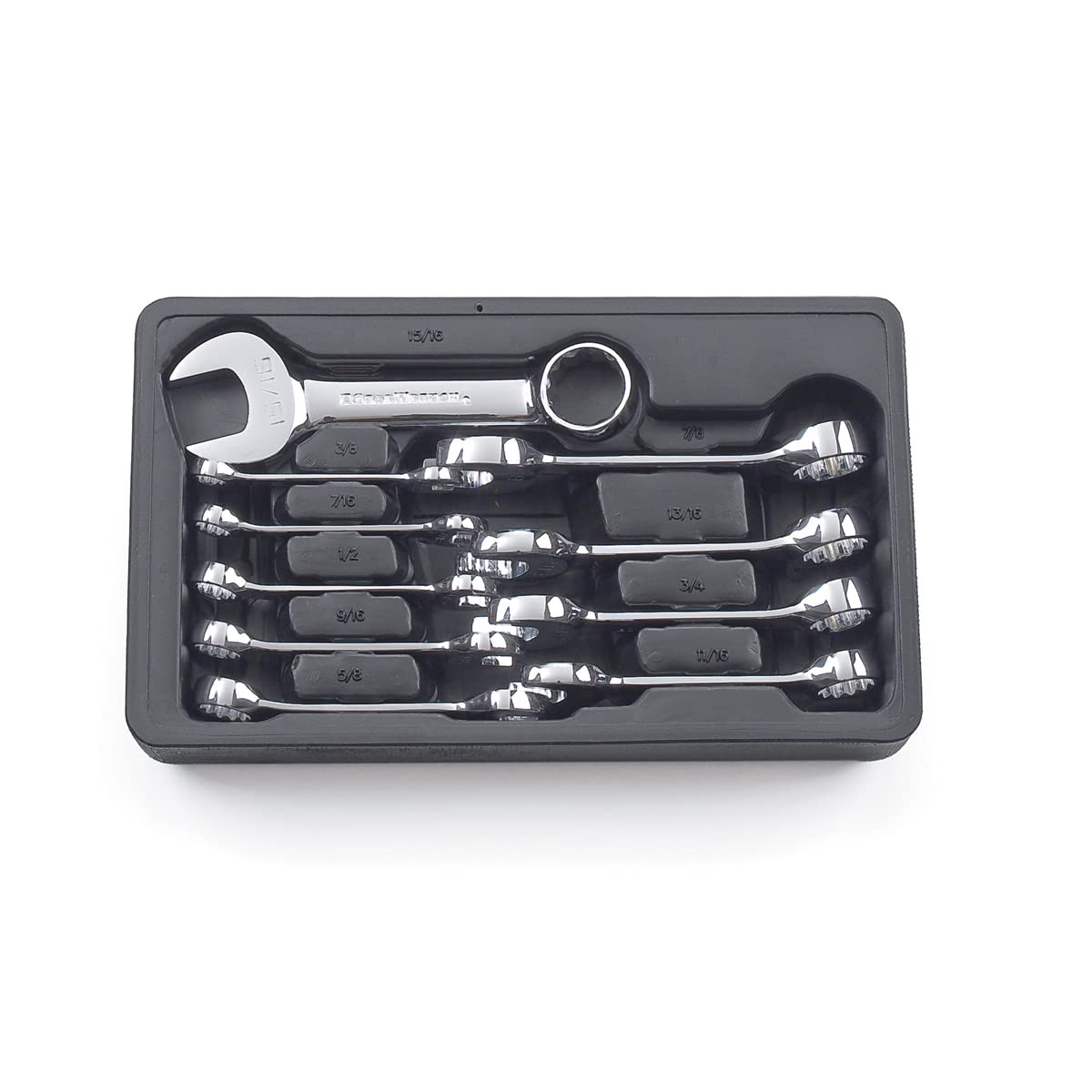 gearwrench-81905-10-piece-12-pt-stubby-combination-wrench-set-sae image 1