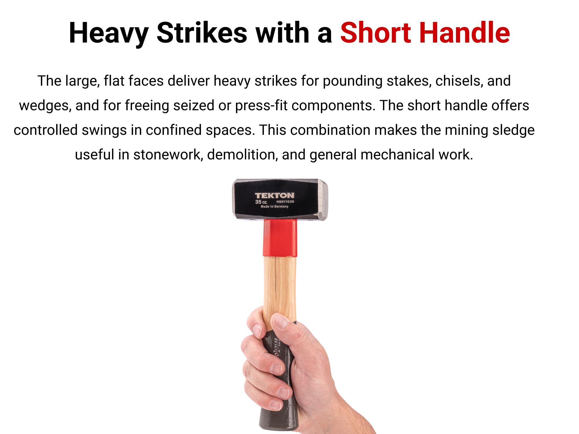 tekton-hma91001-mining-sledge-hammer-set-3-piece-35-53-70-oz-hickory-handles-wit image 3