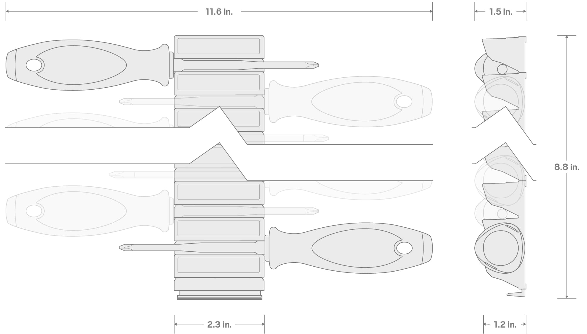 tekton-dvz90100-phillips-slotted-and-square-insulated-screwdriver-set-8-piece-10 image 7