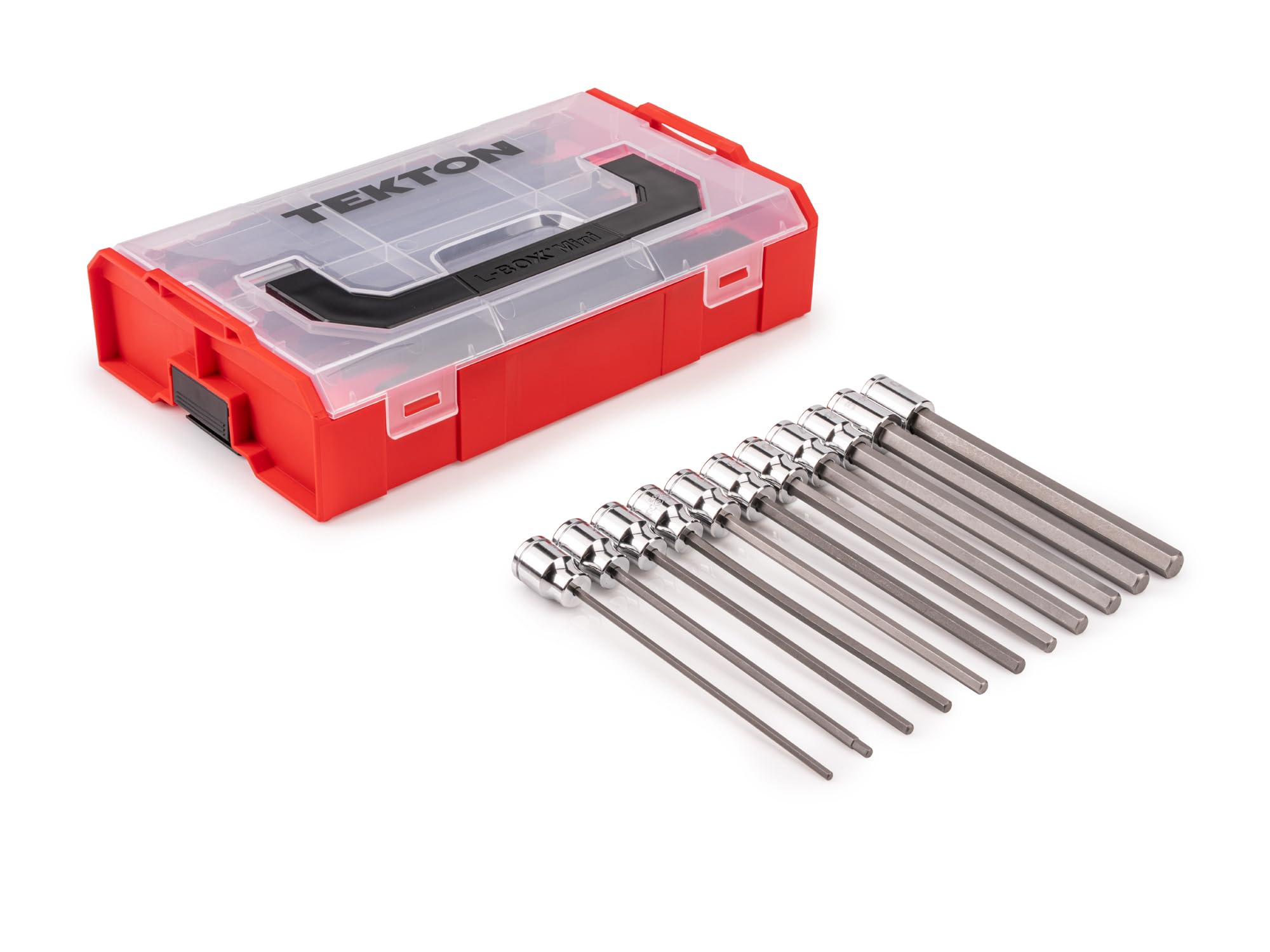 tekton-shb91702-long-hex-bit-socket-set-11-piece-3-8-inch-drive-3-10-mm-in-mini- image 4