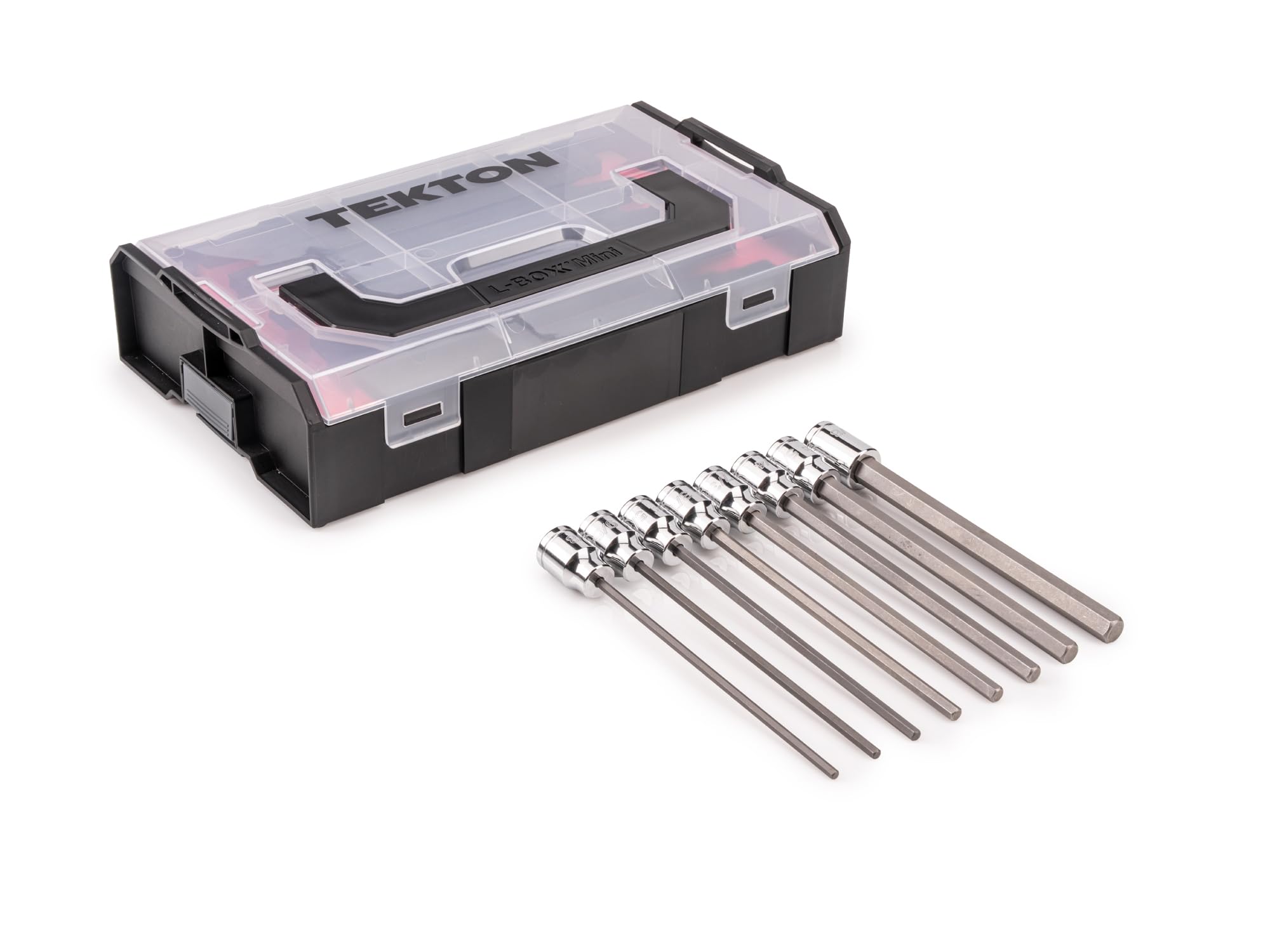 tekton-shb91700-long-hex-bit-socket-set-8-piece-1-8-3-8-in-with-mini-stacking-to image 4