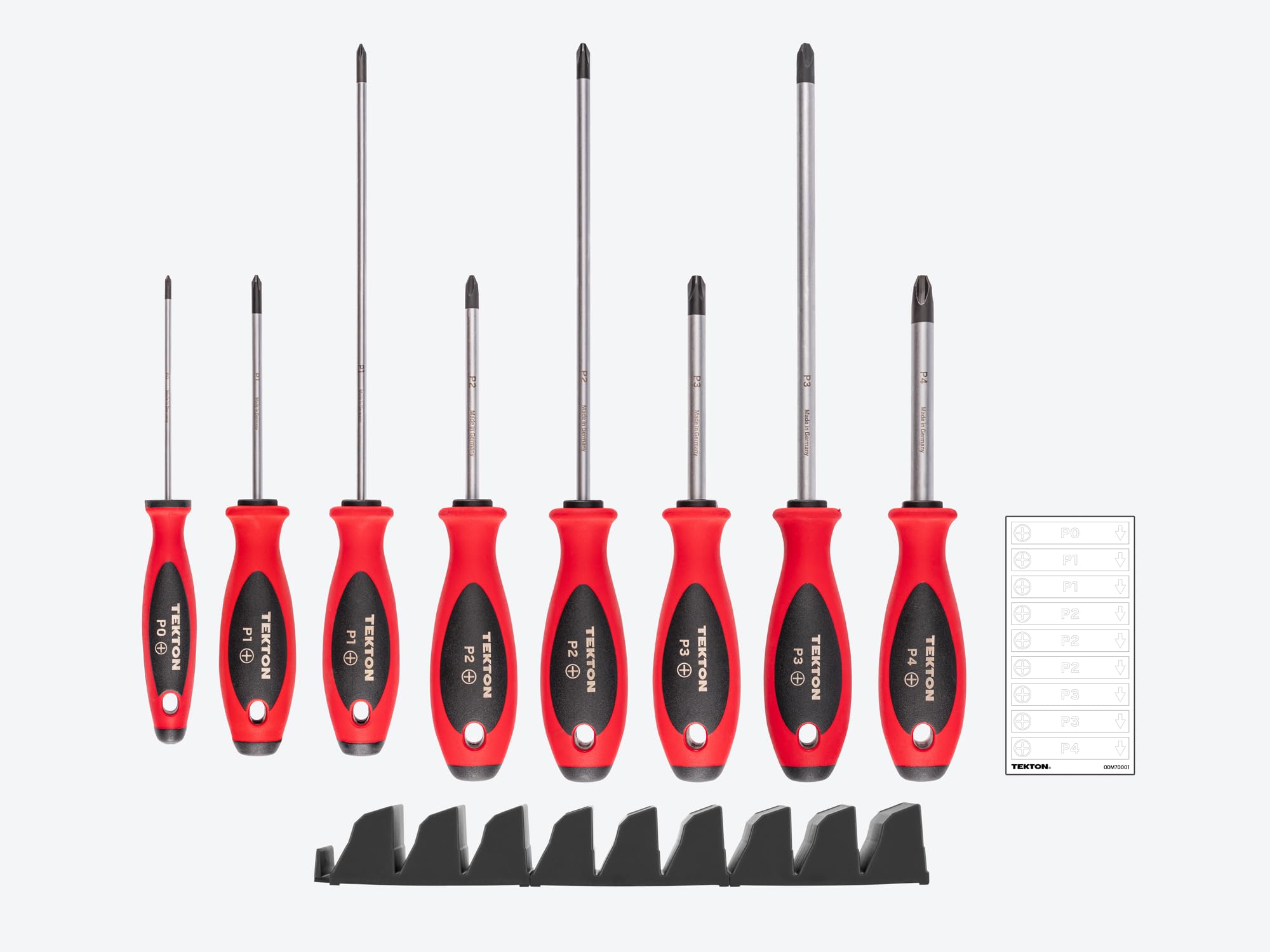 tekton-dwp90100-8-piece-phillips-screwdriver-set-with-tri-lobe-tpe-grip-handles- image 2