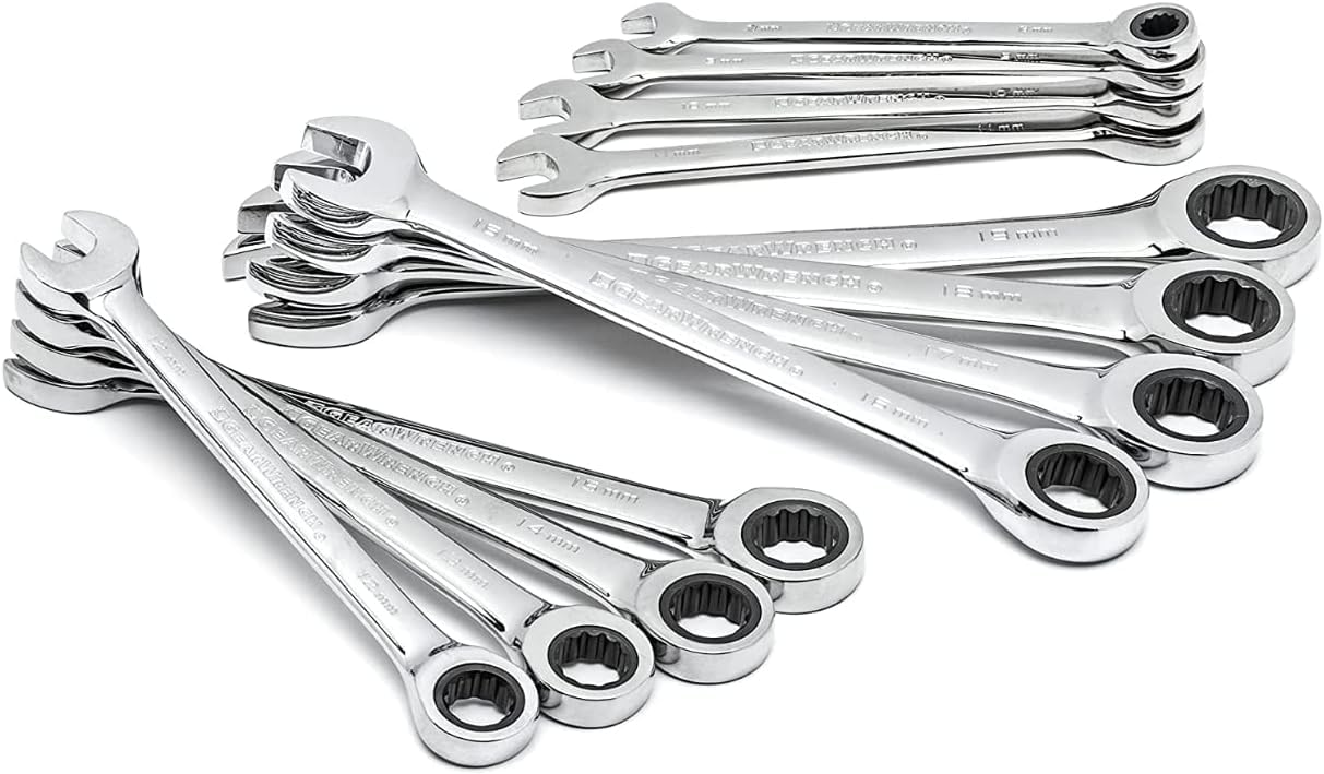gearwrench-9412-12-piece-12-point-ratcheting-metric-combination-wrench-set image 3