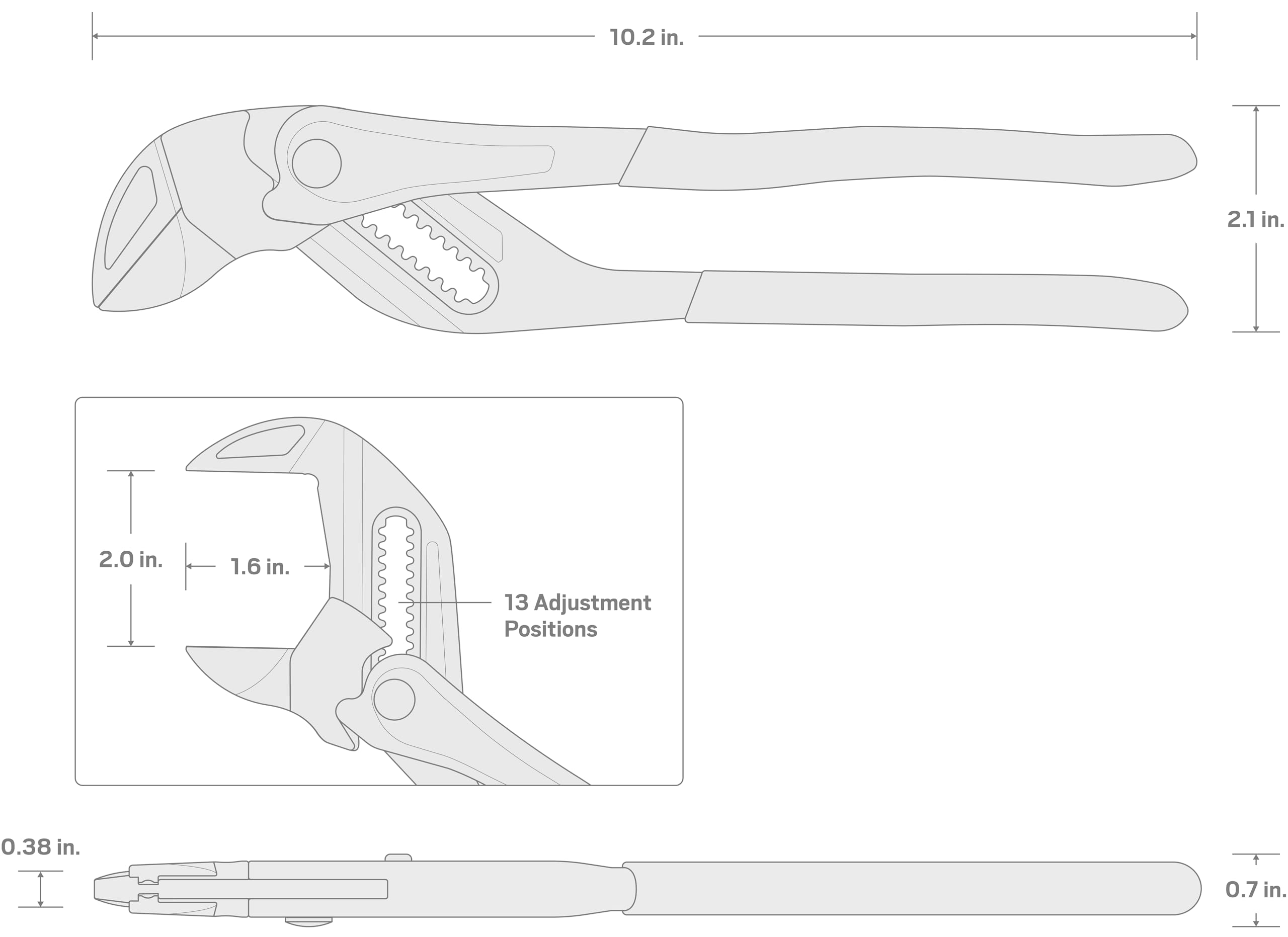tekton-pgp36010-10-inch-pliers-wrench-push-button-13-position-2-inch-jaw-capacit image 7