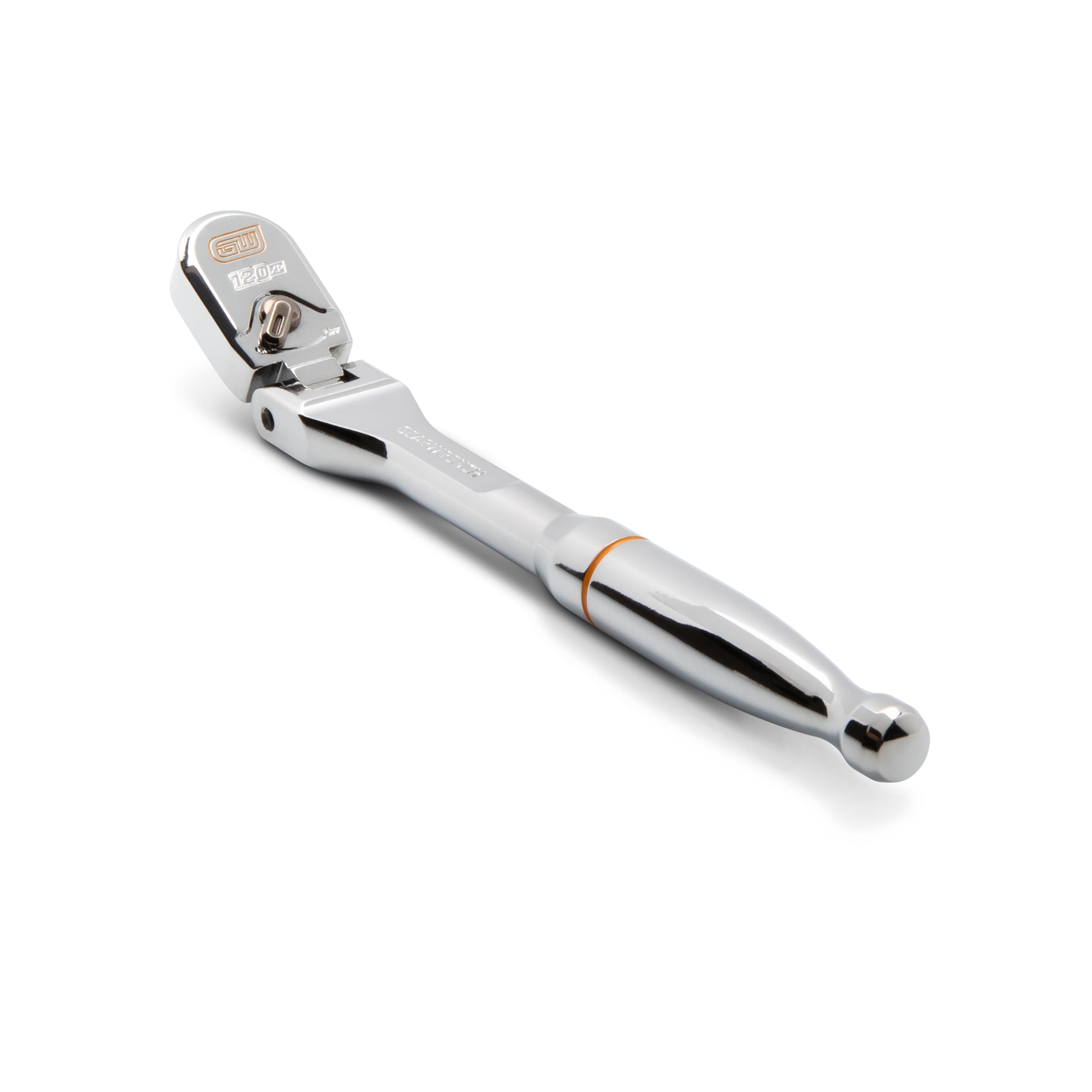 gearwrench-81012xp-1-4-drive-120xp-full-polish-chrome-flex-head-teardrop-ratchet image 5