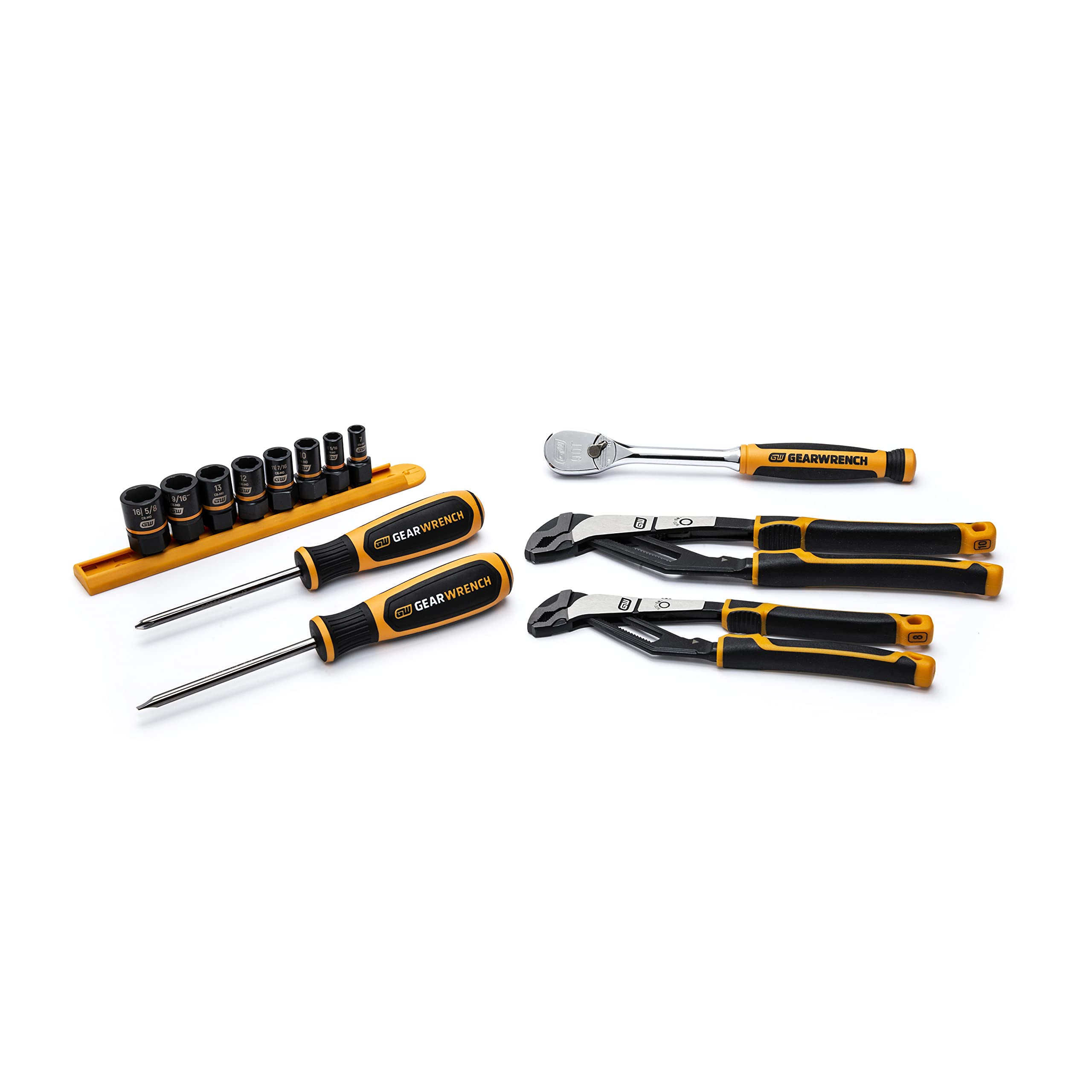 gearwrench-81002-13-piece-bolt-biter-autobite-gearpack-extraction-set-with-ratch image 1