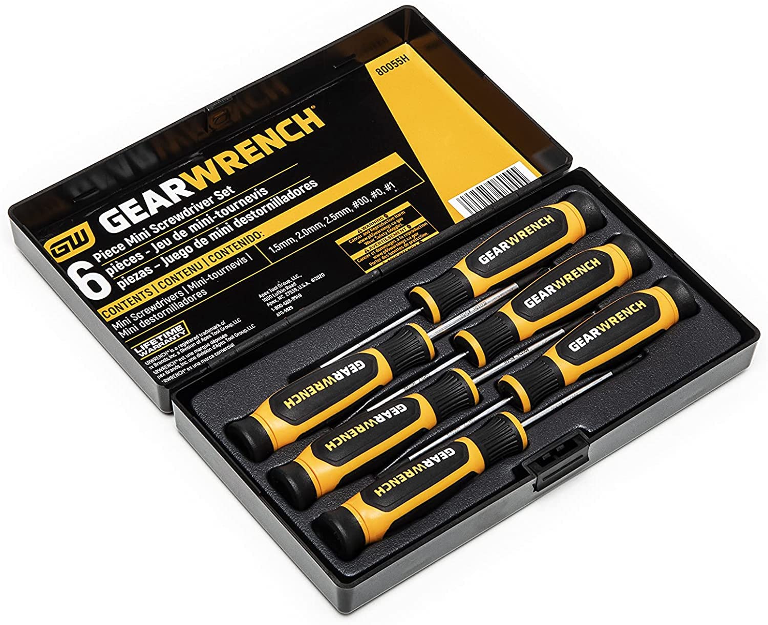 gearwrench-80055h-6-piece-mini-dual-material-screwdriver-set-with-speed-zone-han image 6