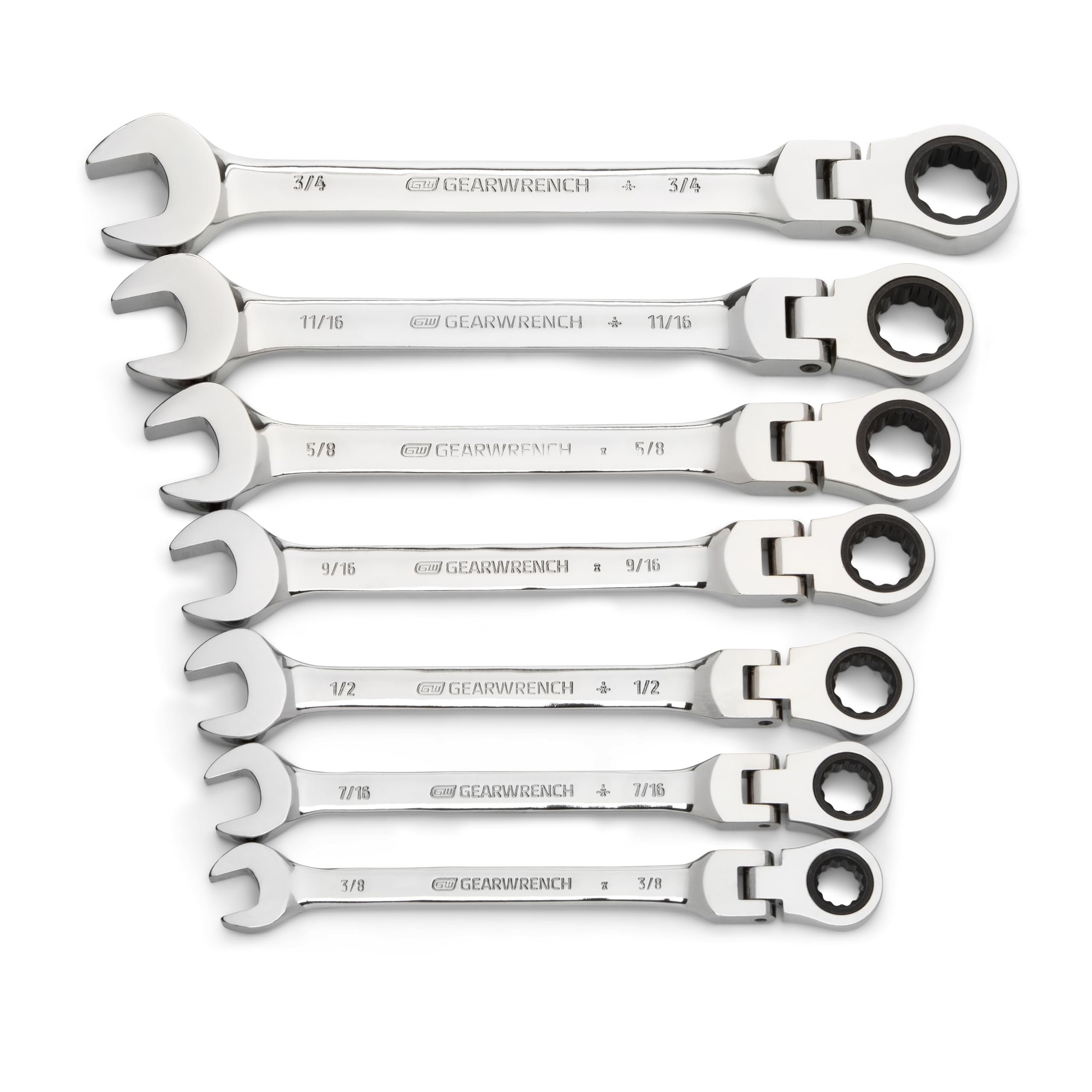gearwrench-9902d-16-pc-ratcheting-flex-combination-wrench-set-metric-full-polish image 5