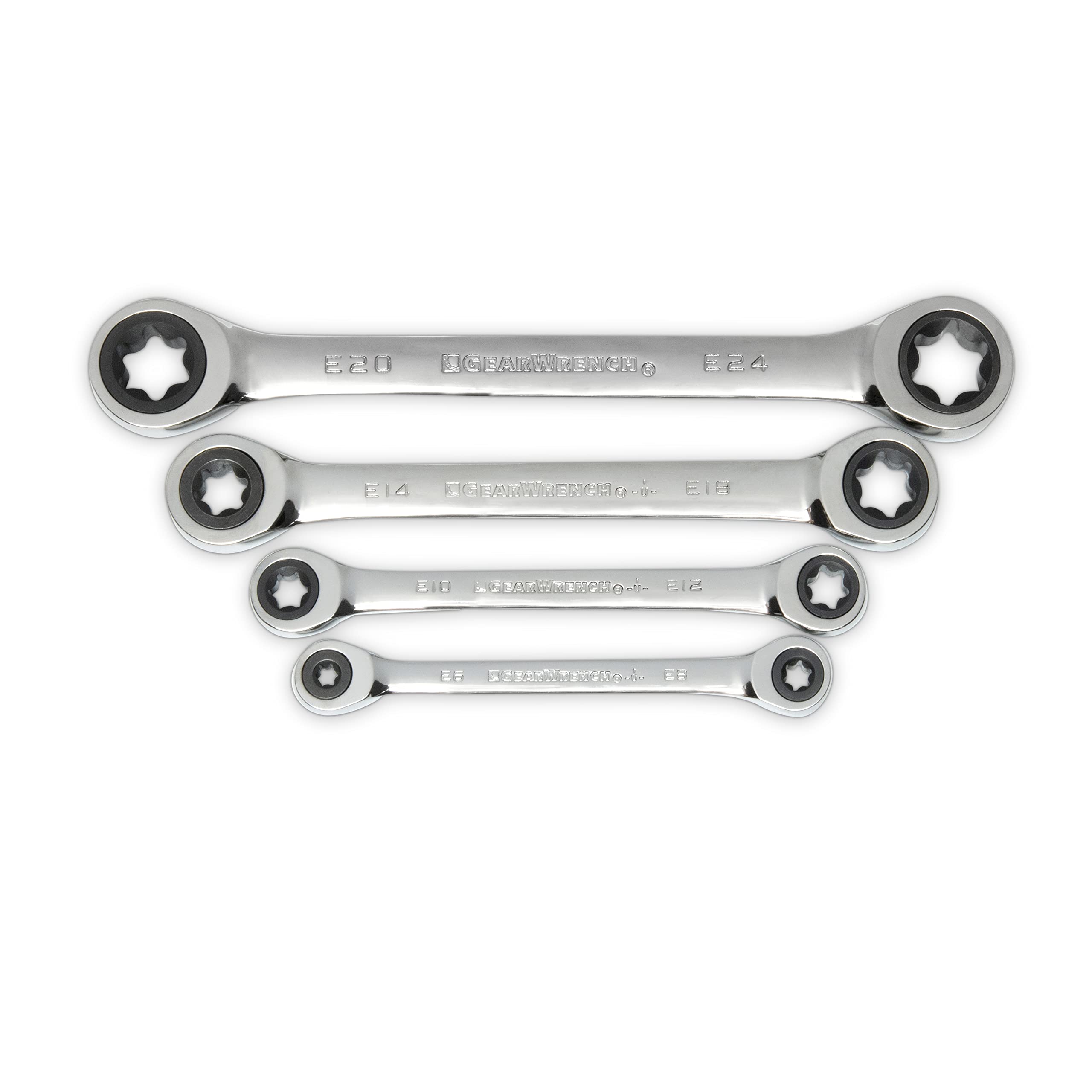 gearwrench-9224d-4-pc-double-box-ratcheting-e-torx-wrench-set image 1