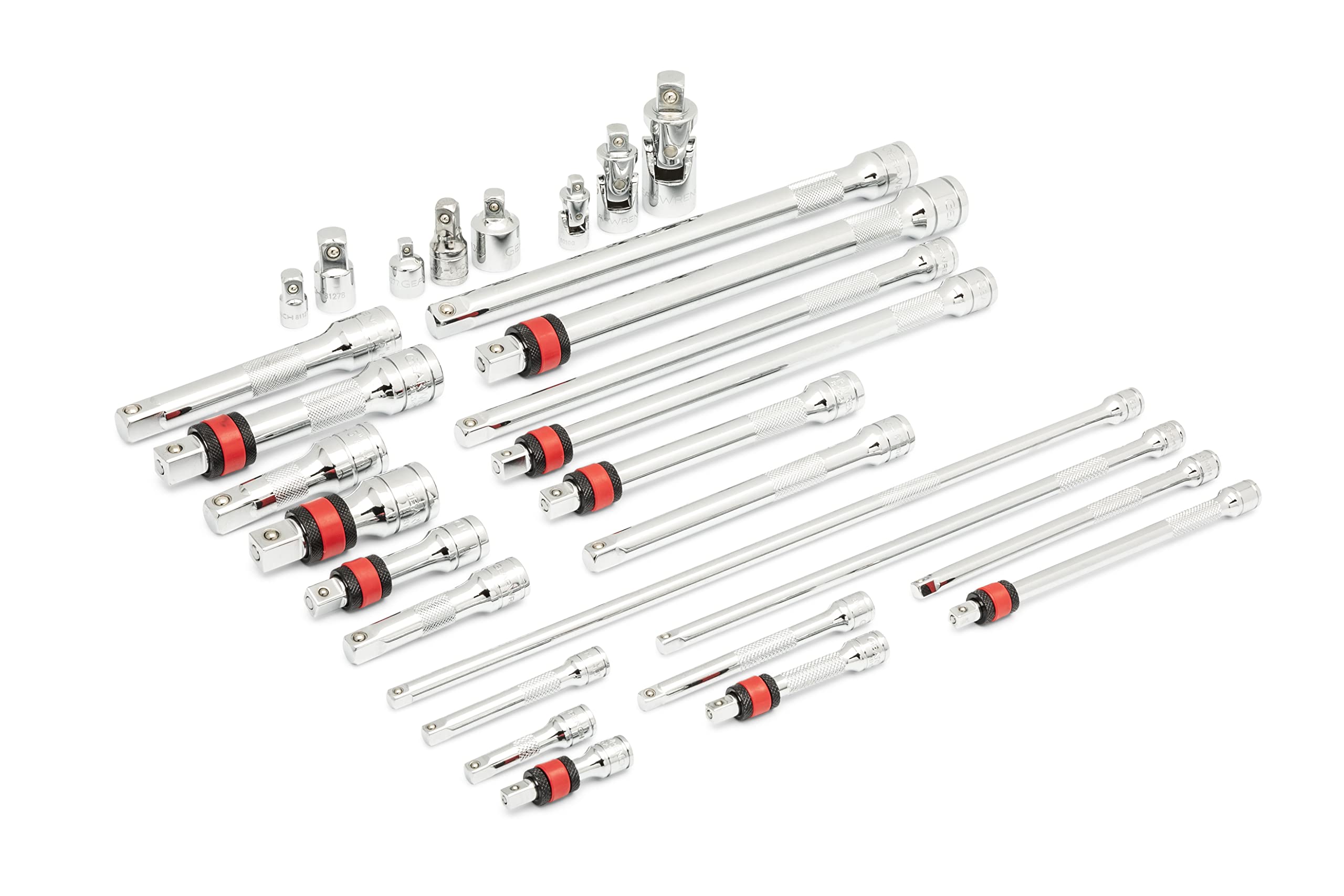 gearwrench-86523-29-pc-1-4-3-8-1-2-drive-chrome-tool-accessories-set-with-eva-fo image 3