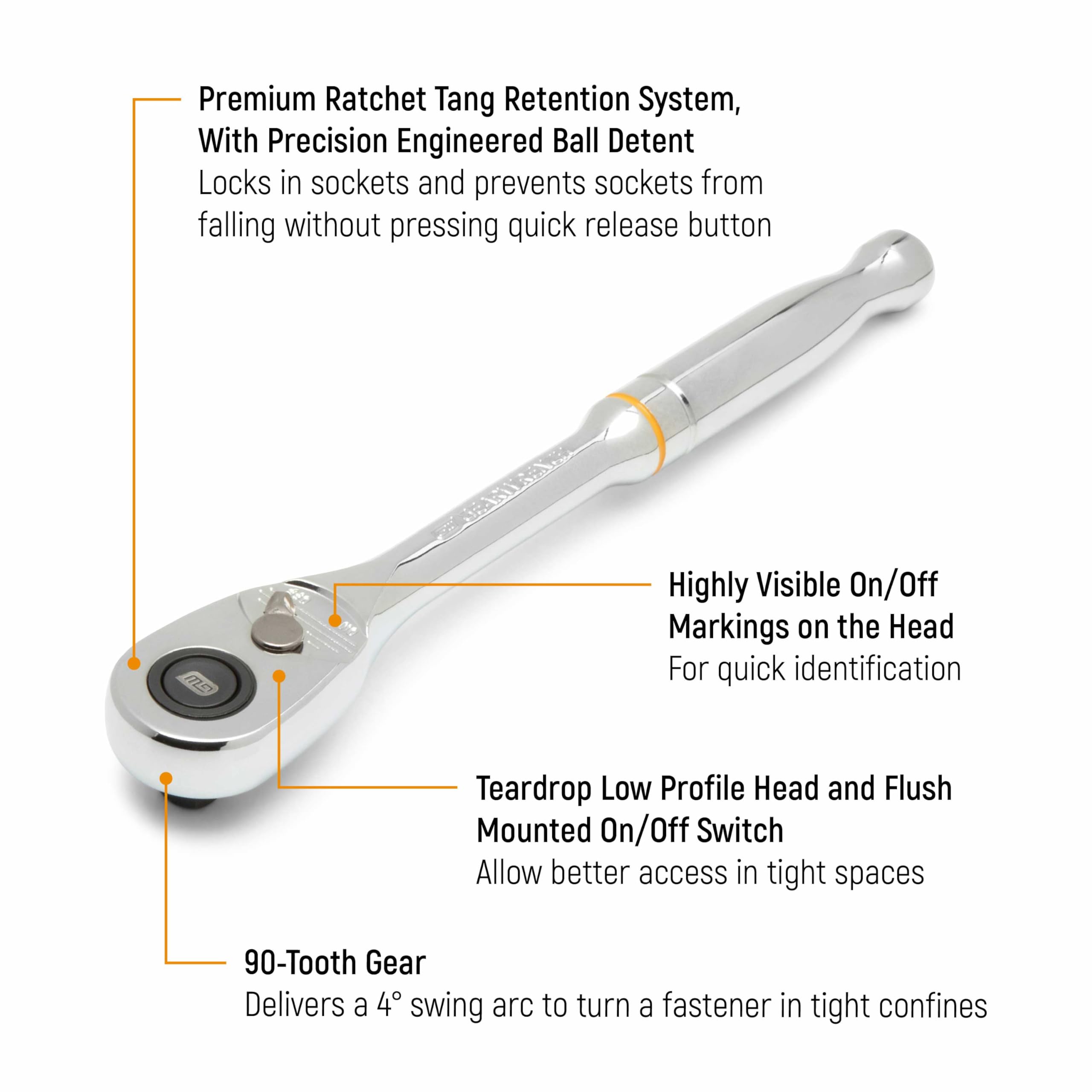 gearwrench-81218t-3-8-inch-drive-90-tooth-quick-release-teardrop-ratchet-4-degre image 2