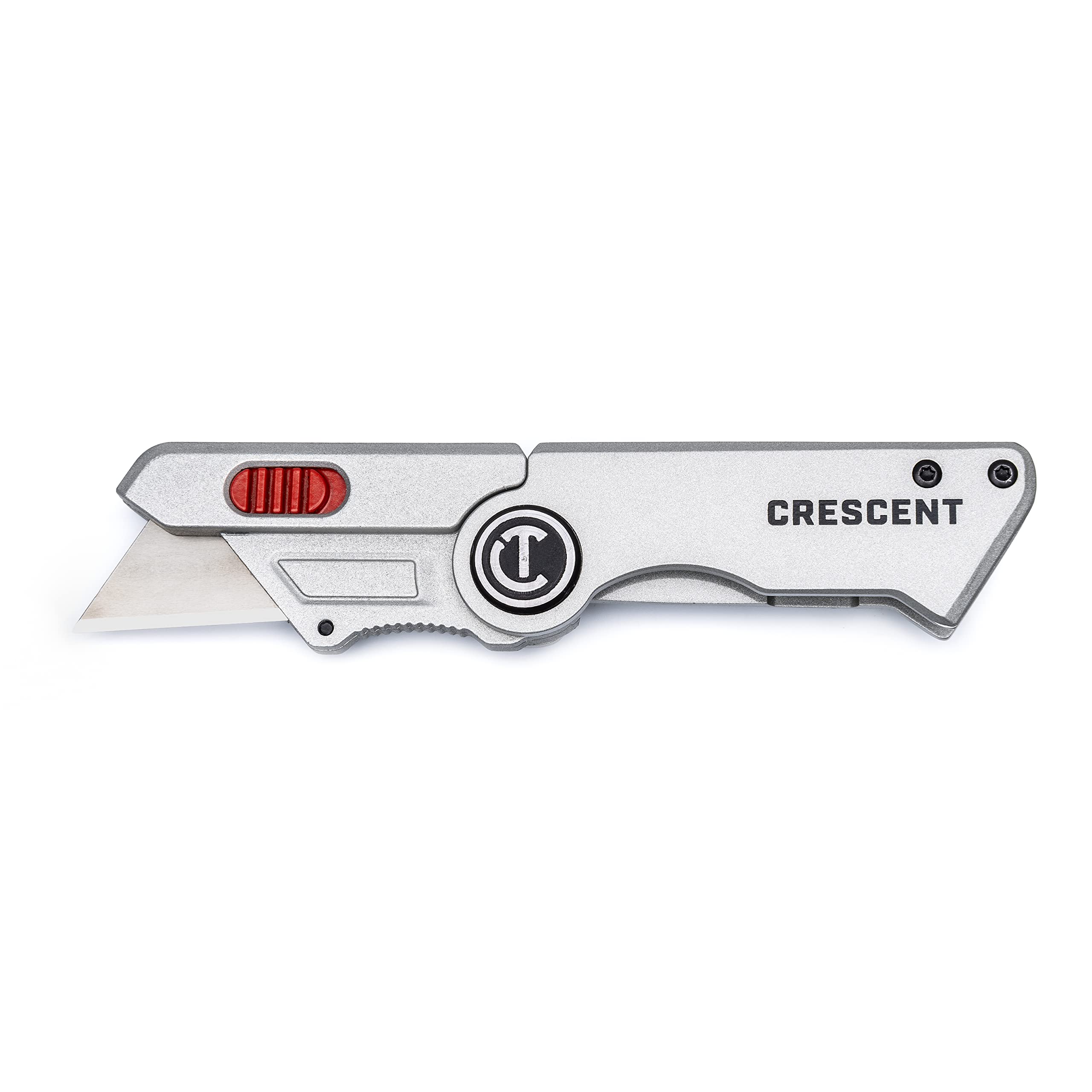 crescent-ctkcf-compact-folding-utility-knife-tool-free-blade-change-pocket-clip- image 1