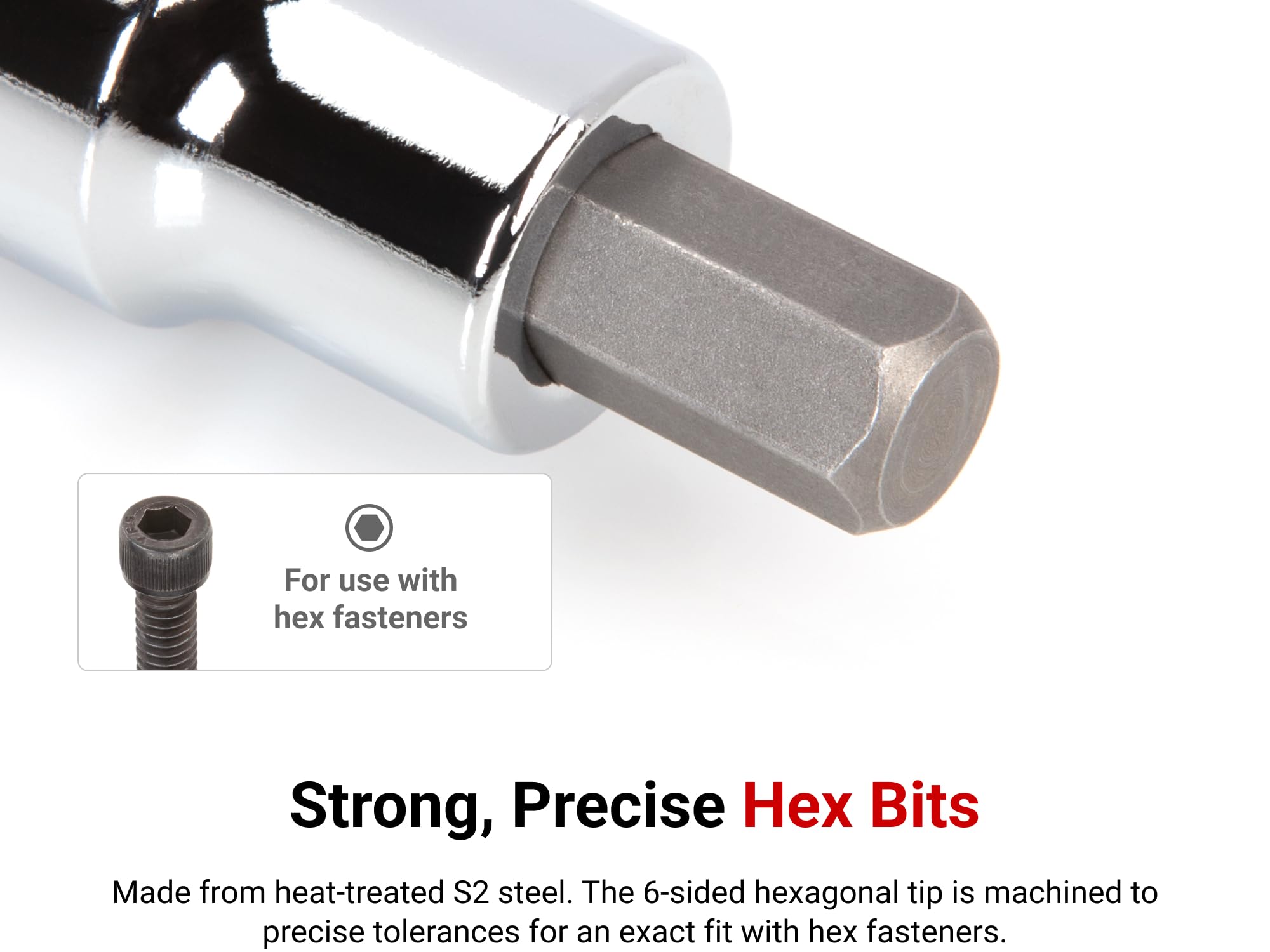 tekton-shb22213-1-2-inch-drive-x-1-2-inch-hex-bit-socket-s2-steel-bit-chrome-pla image 2